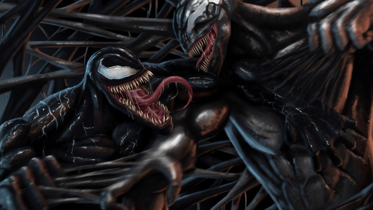 Wallpaper Venom, Riot, Artwork, 4K, 8K, Movies