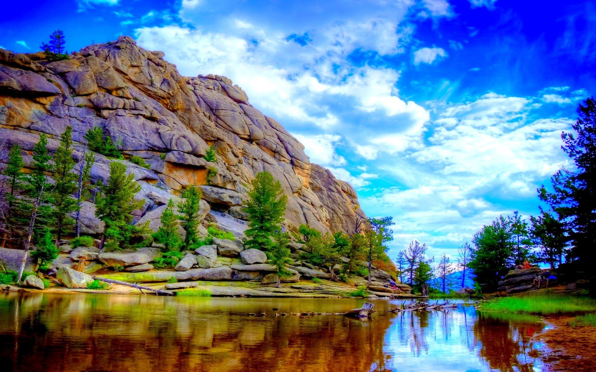 Rocky Mountain River. Awesome Planet. Rocky Mountain