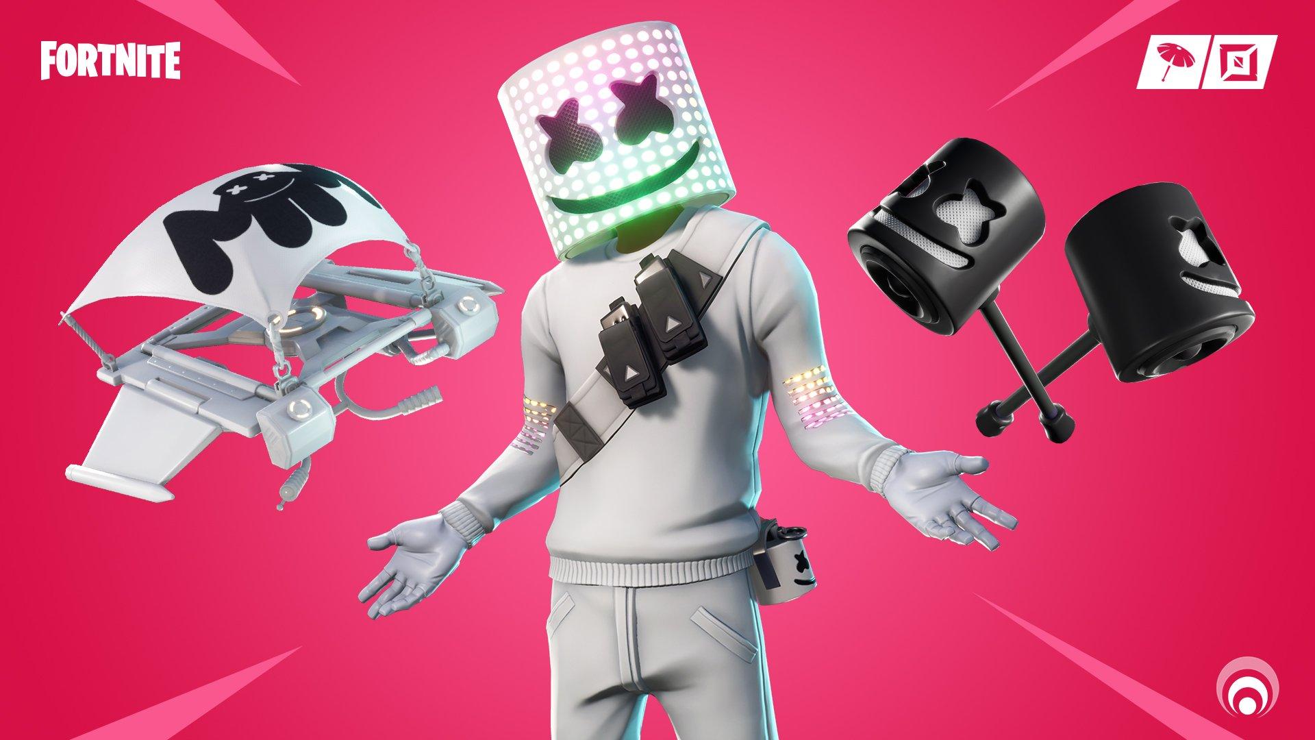 The Marshmello Skin Is Now Available in Today's Fortnite