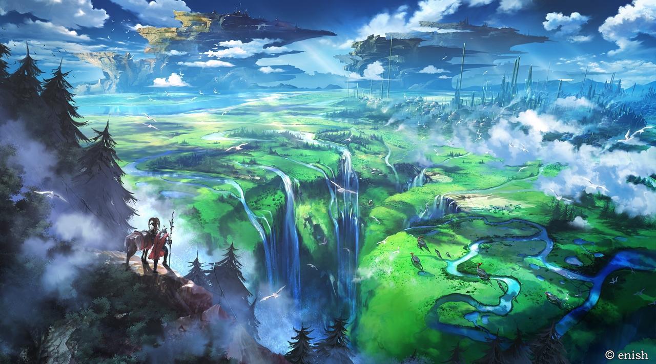 Full HD. Anime Nature Wallpaper