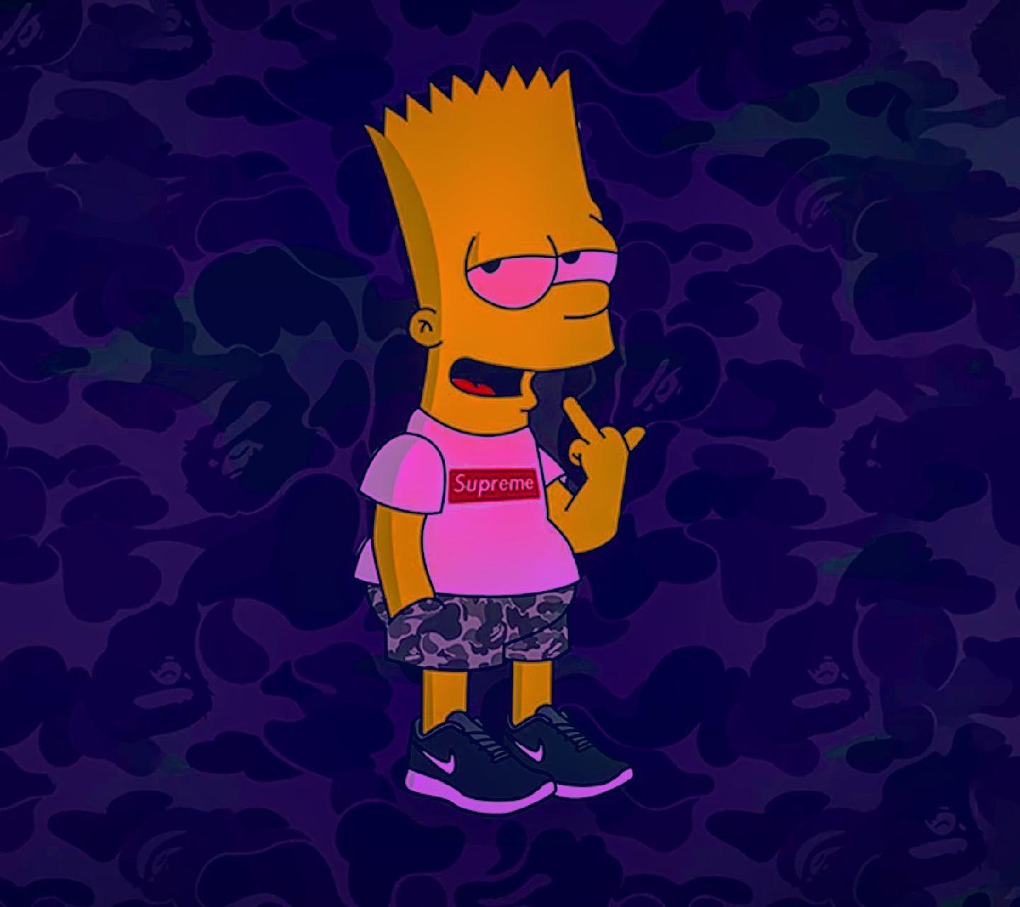 High Bart Simpson Supreme Wallpapers