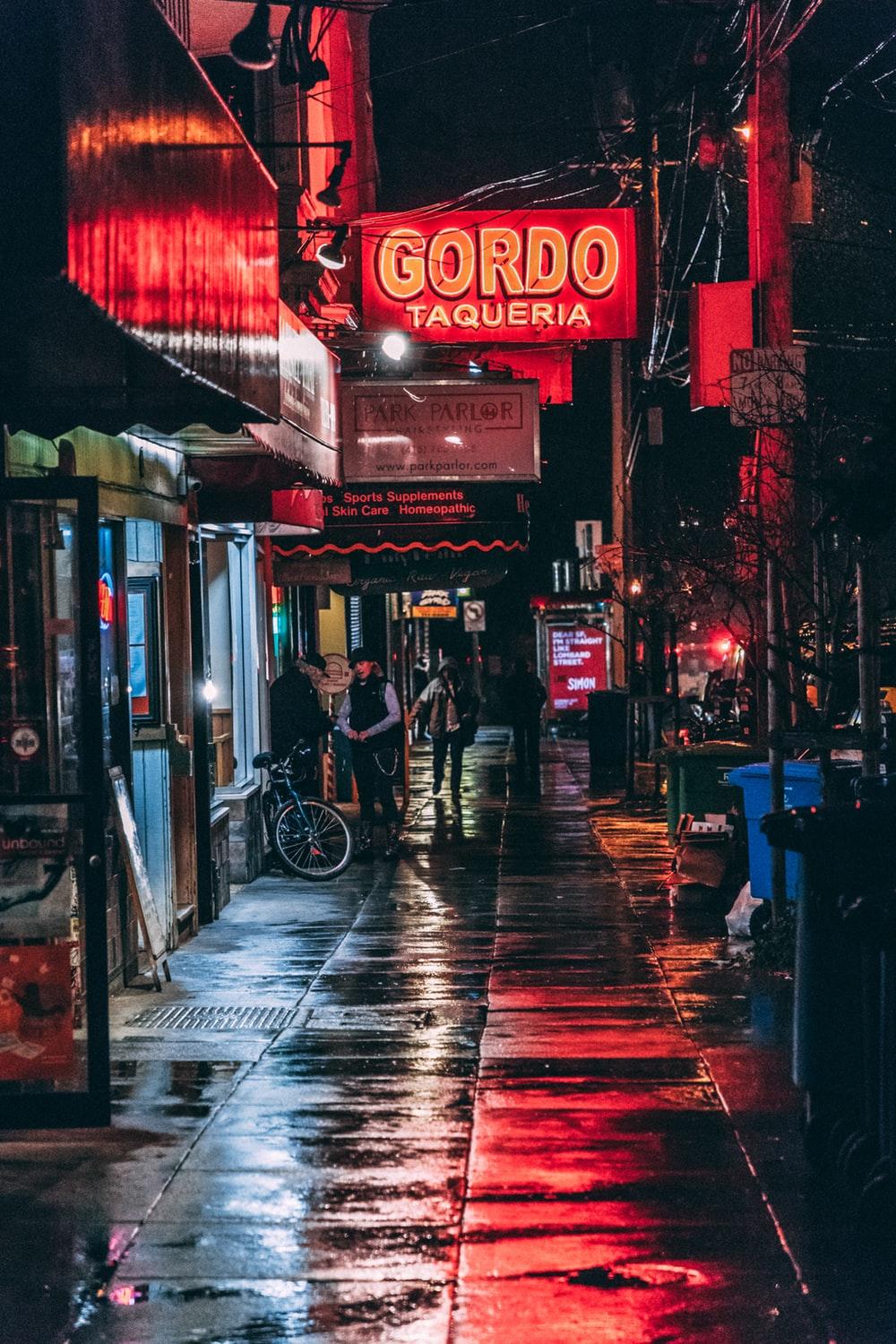 Rainy Night Picture. Download Free Image