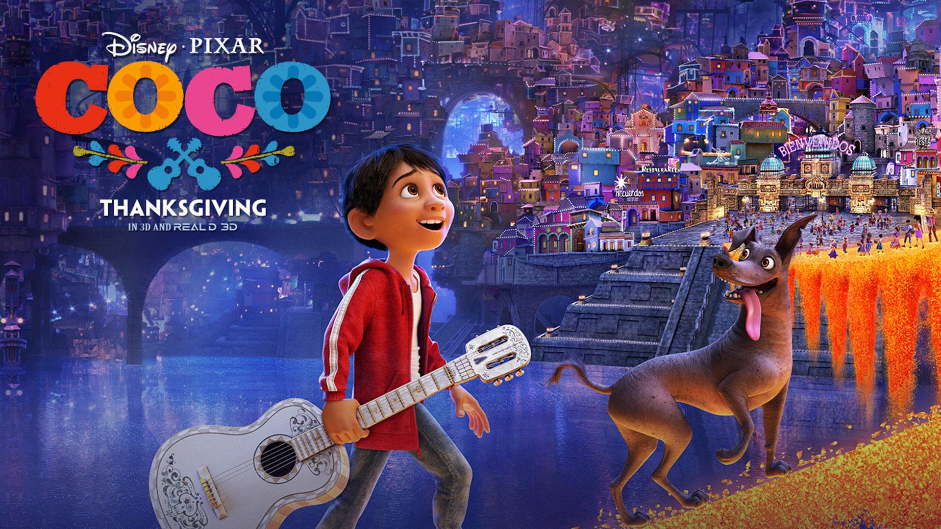 Disney Pixar's Coco Film Review Clarke Reviews Thanksgiving Wallpaper