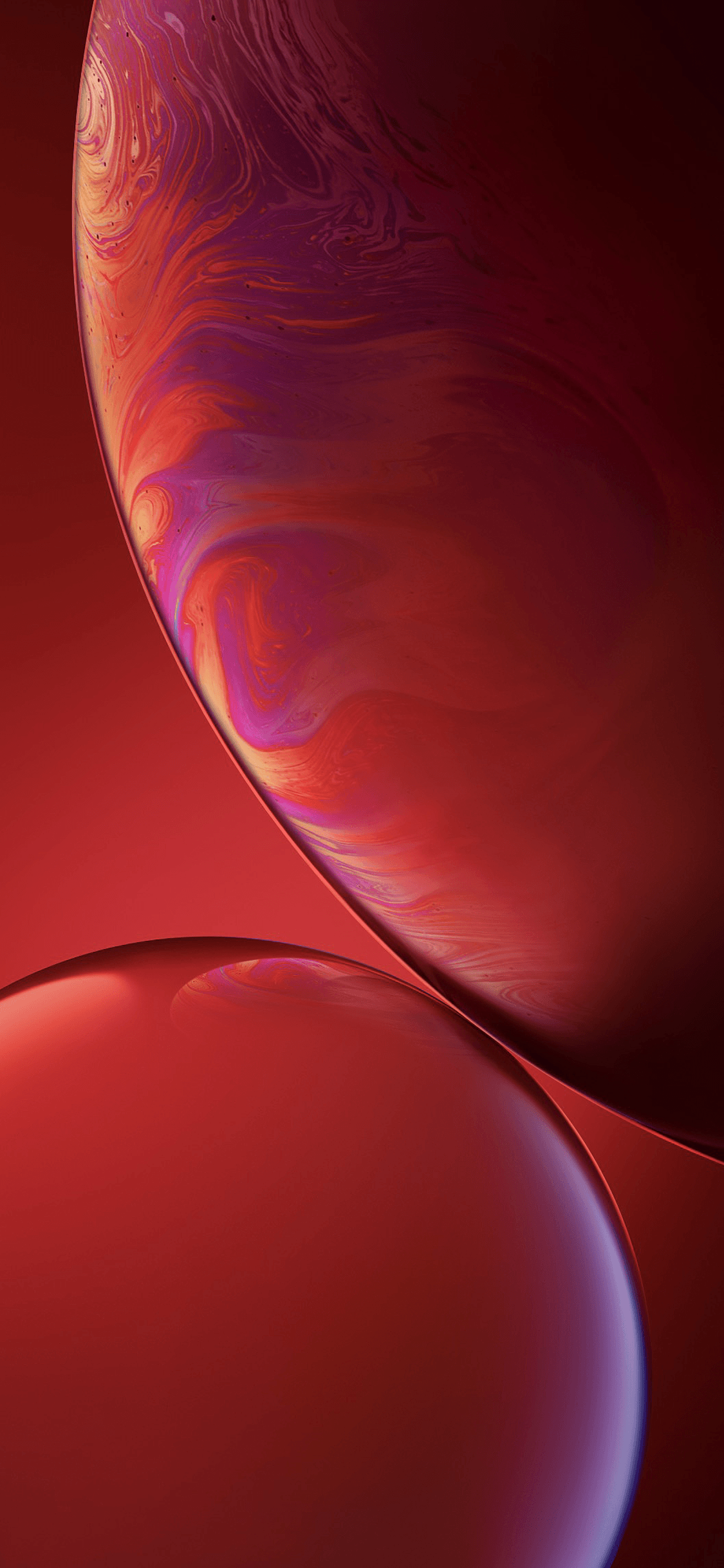 iPhone XR Stock Wallpaper(RED)