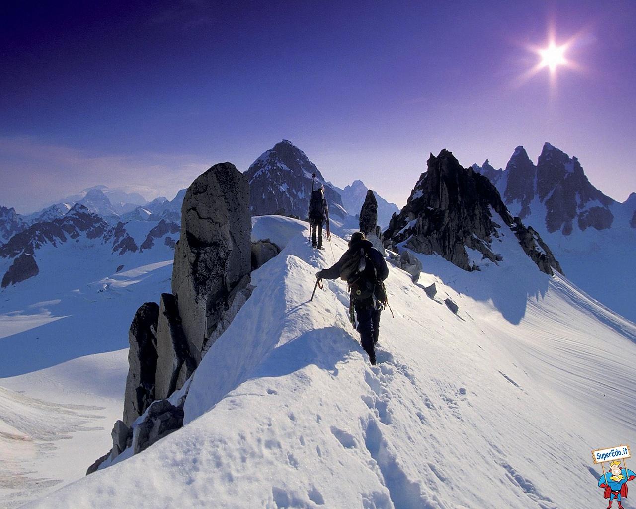 Mountaineering Wallpaper • HD Wallpaper