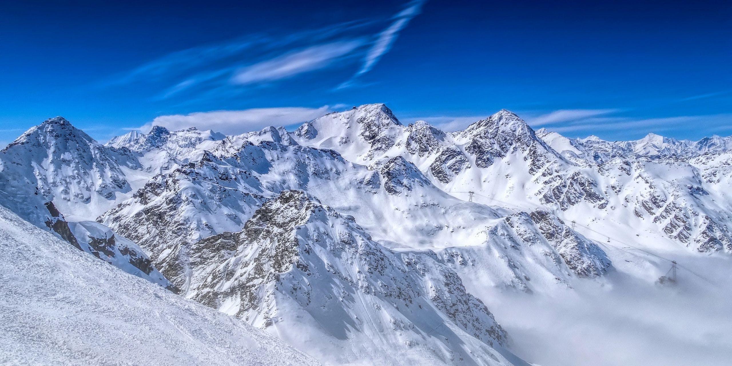 HD Glacier Mountain Snow Wallpaper