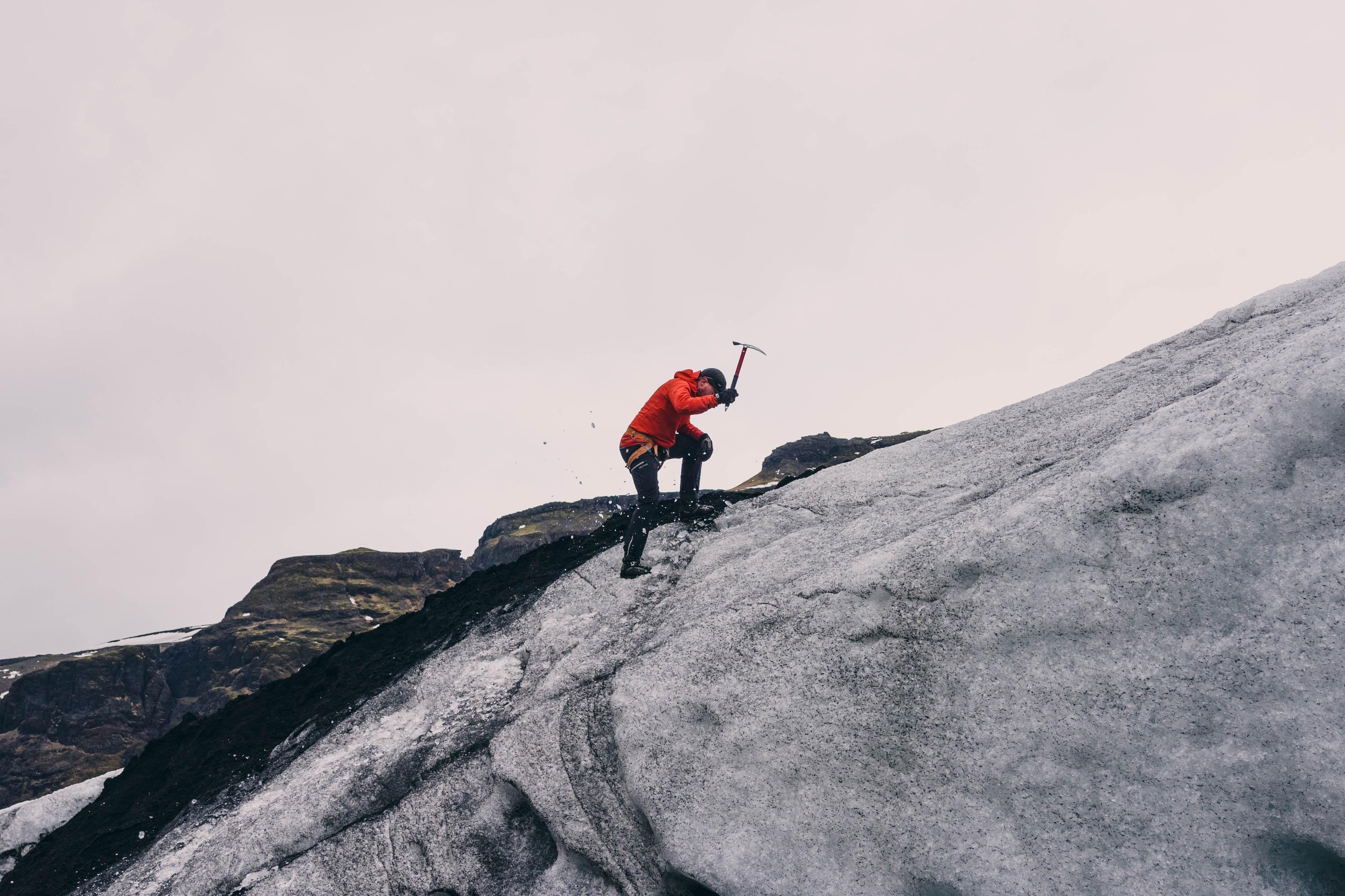 wallpaper mountain climber, mountain, overcome HD