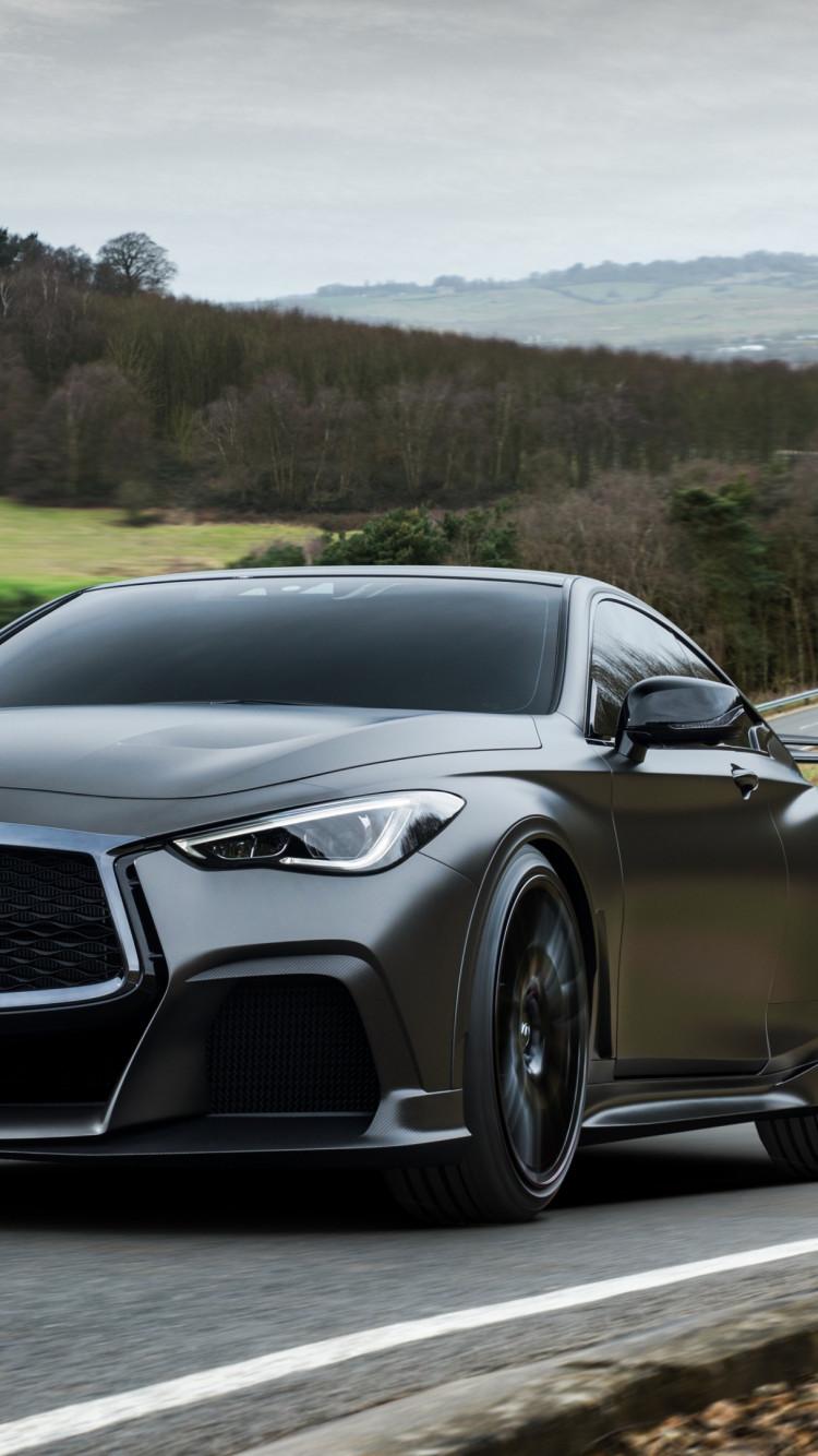 Download wallpaper: Infiniti Q60 Project Black S 750x1334