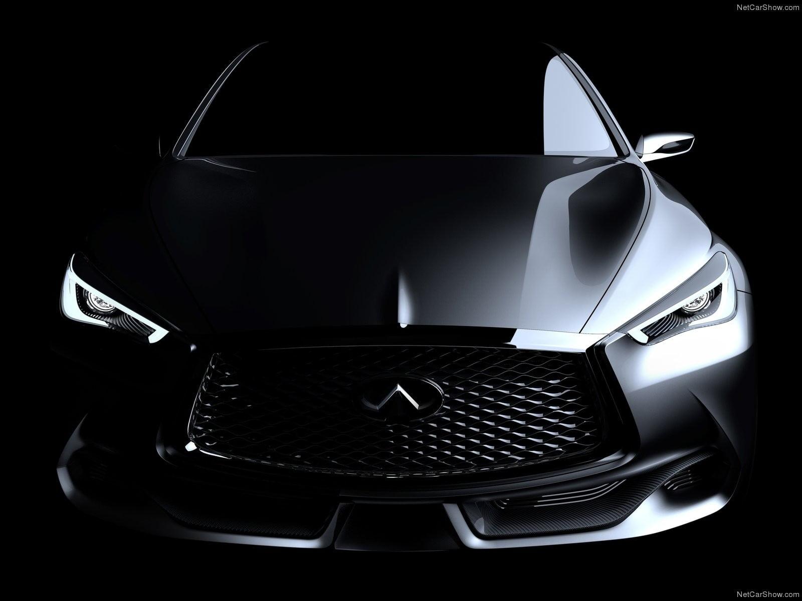 Black and white Honda car, Infiniti, 2015 Infiniti Q60 Coupe