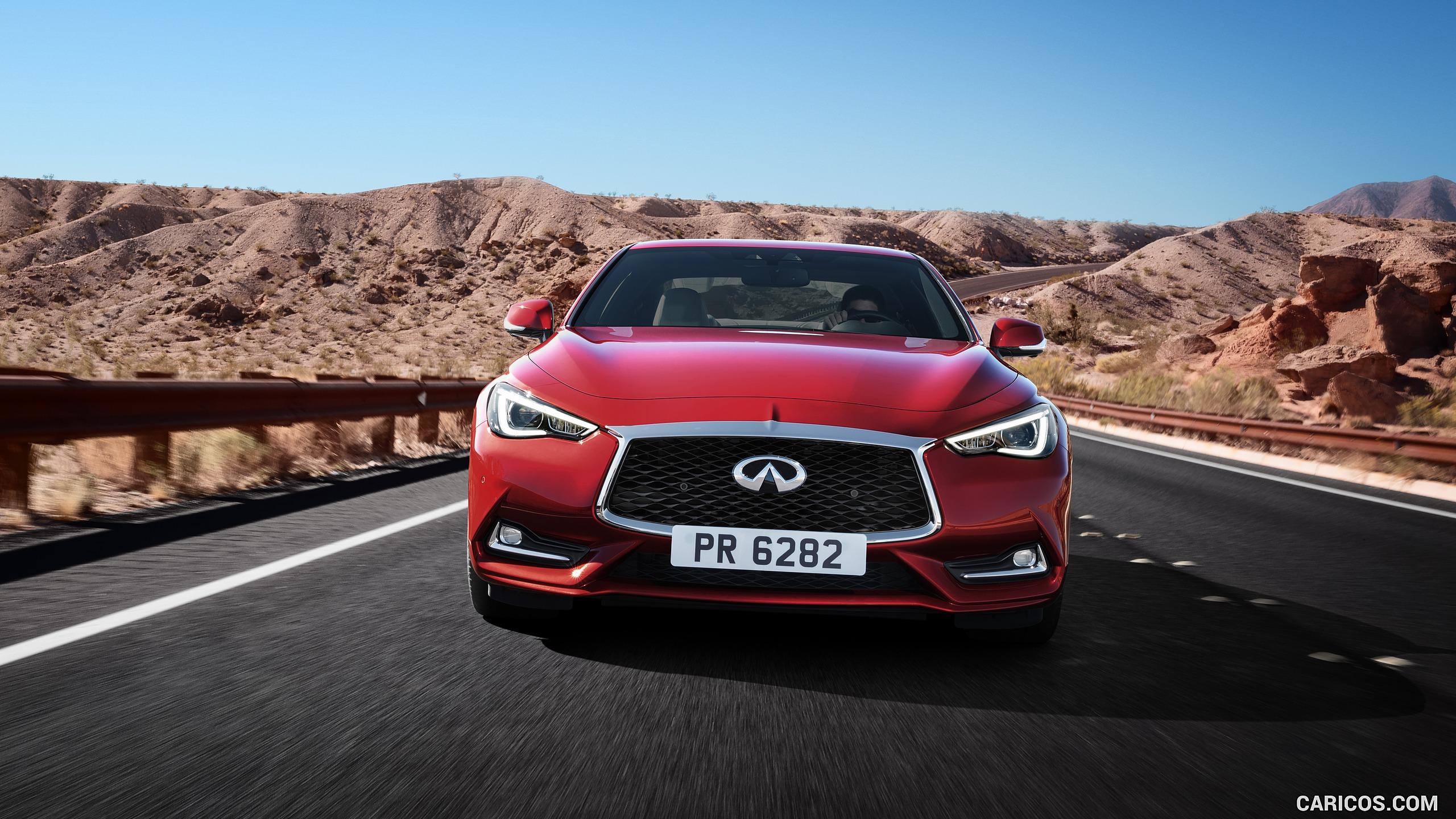 Infiniti Q60 Red. HD Wallpaper