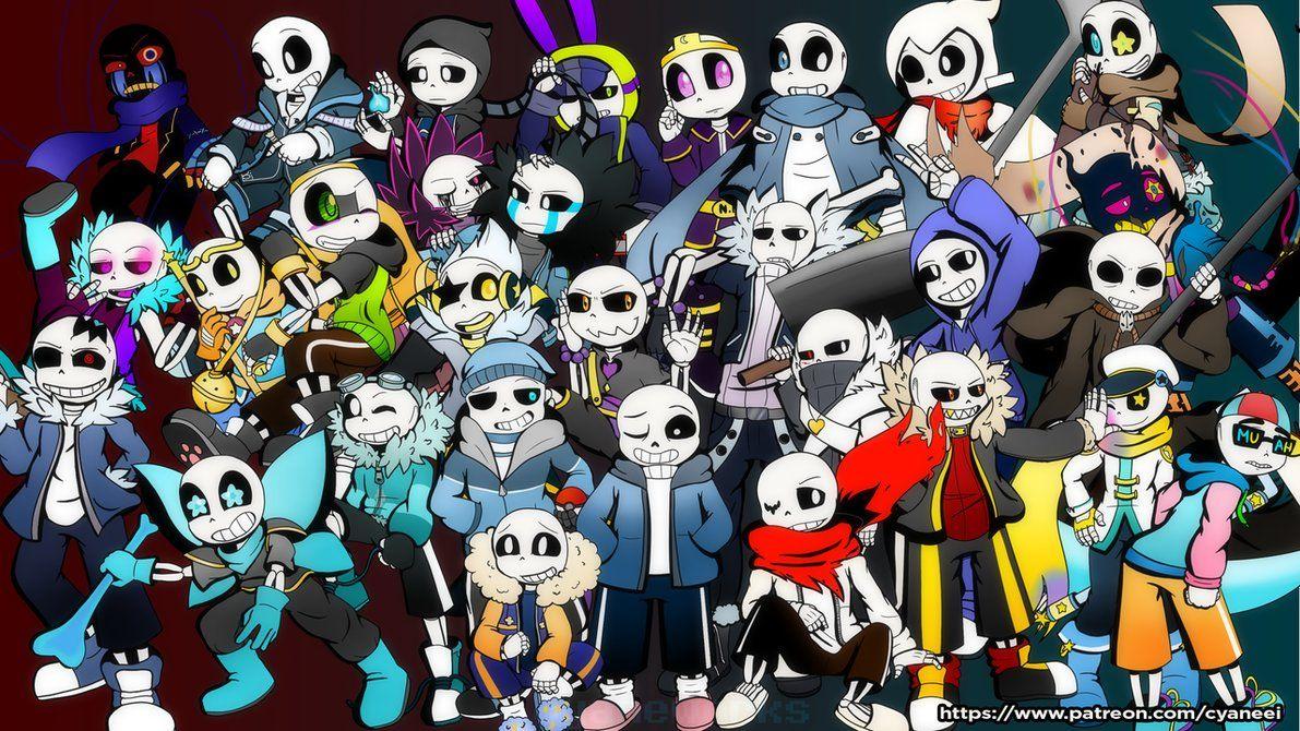 All sans AU  Undertale au, Undertale, Undertale cute