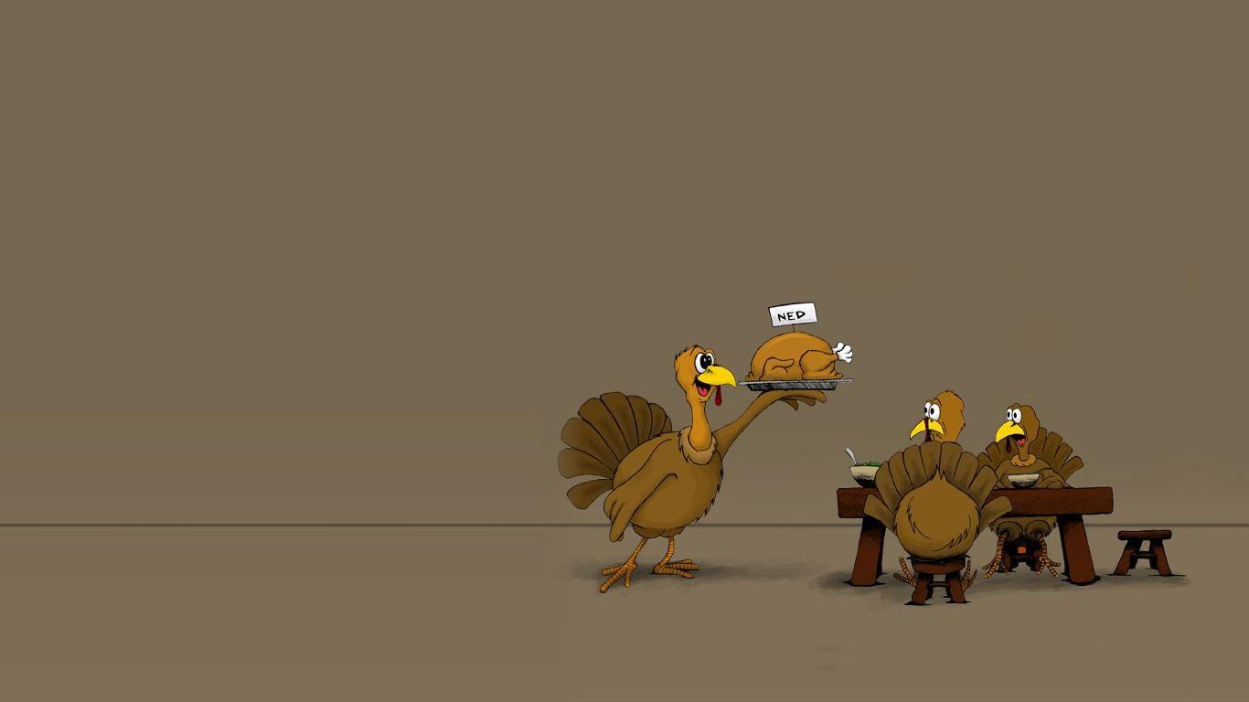 cute thanksgiving turkey background