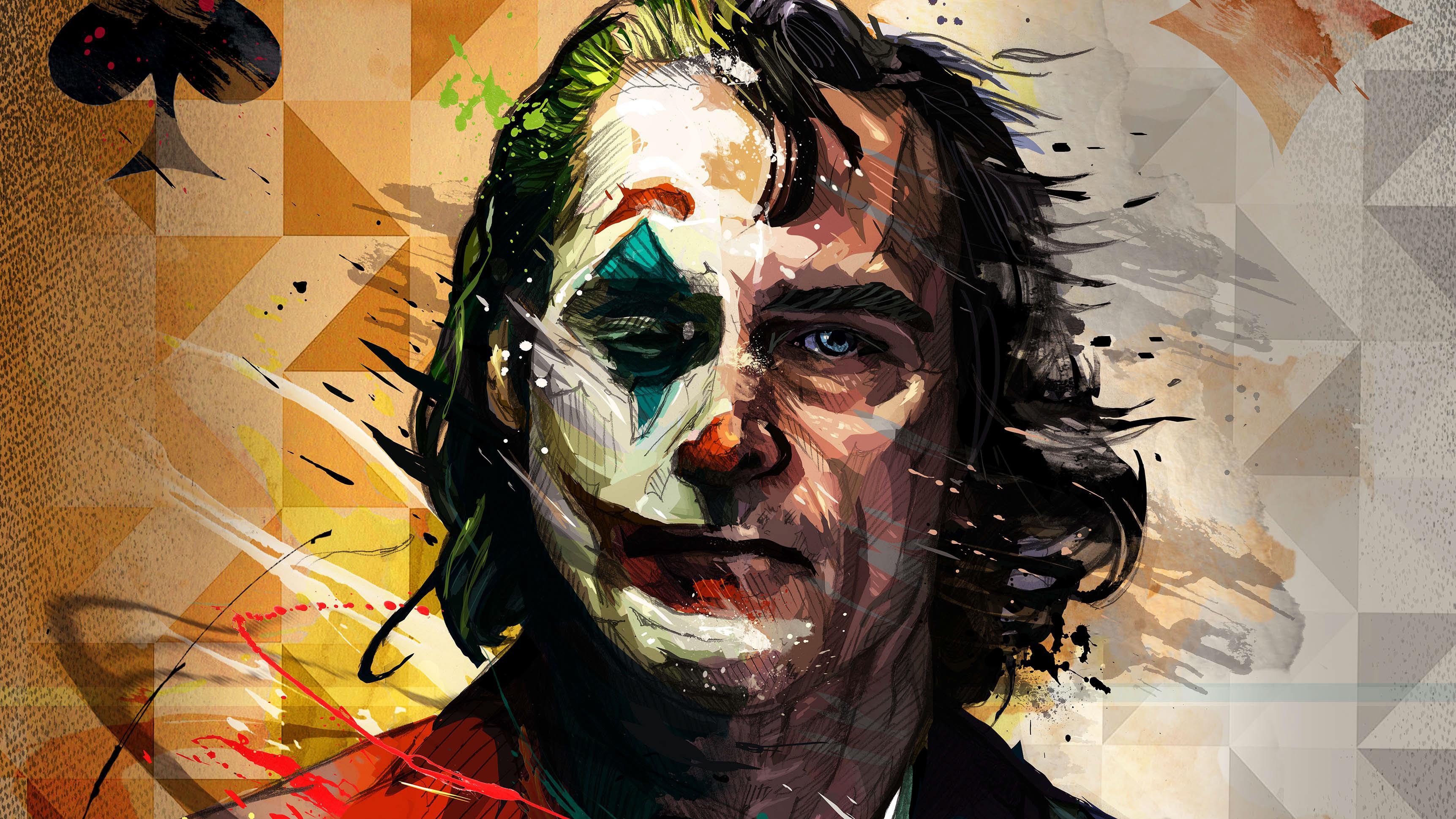 Joaquin Phoenix Joker Artistic Wallpaper, HD Artist 4K Wallpaper