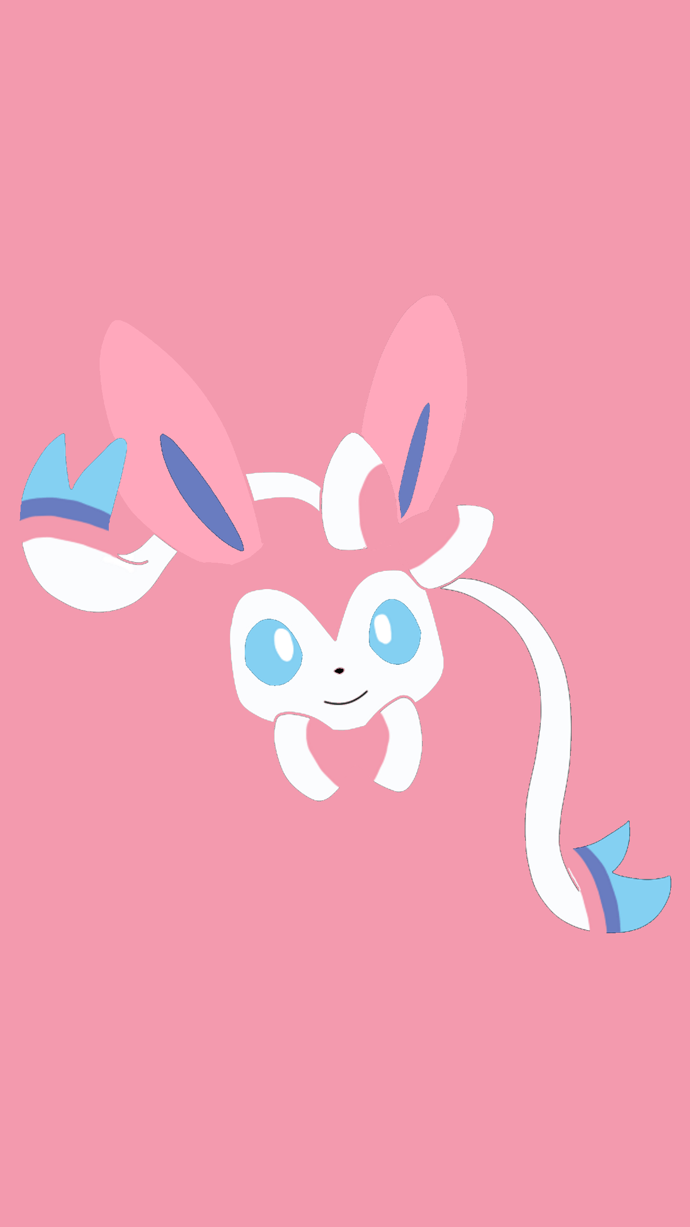 Here's a Sylveon mobile background. cute animals. Eevee