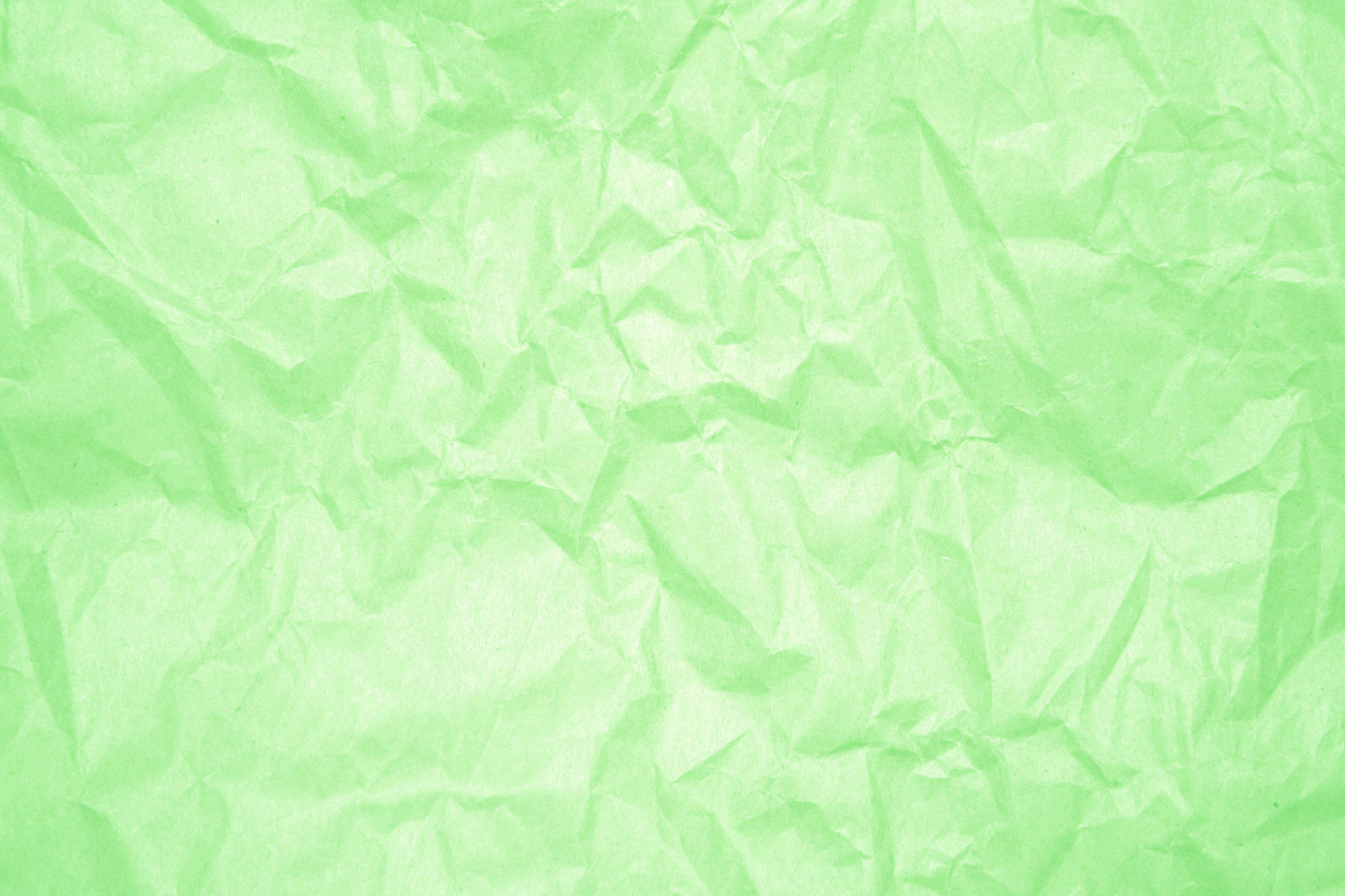 Free download Crumpled Light Green Paper Texture Picture