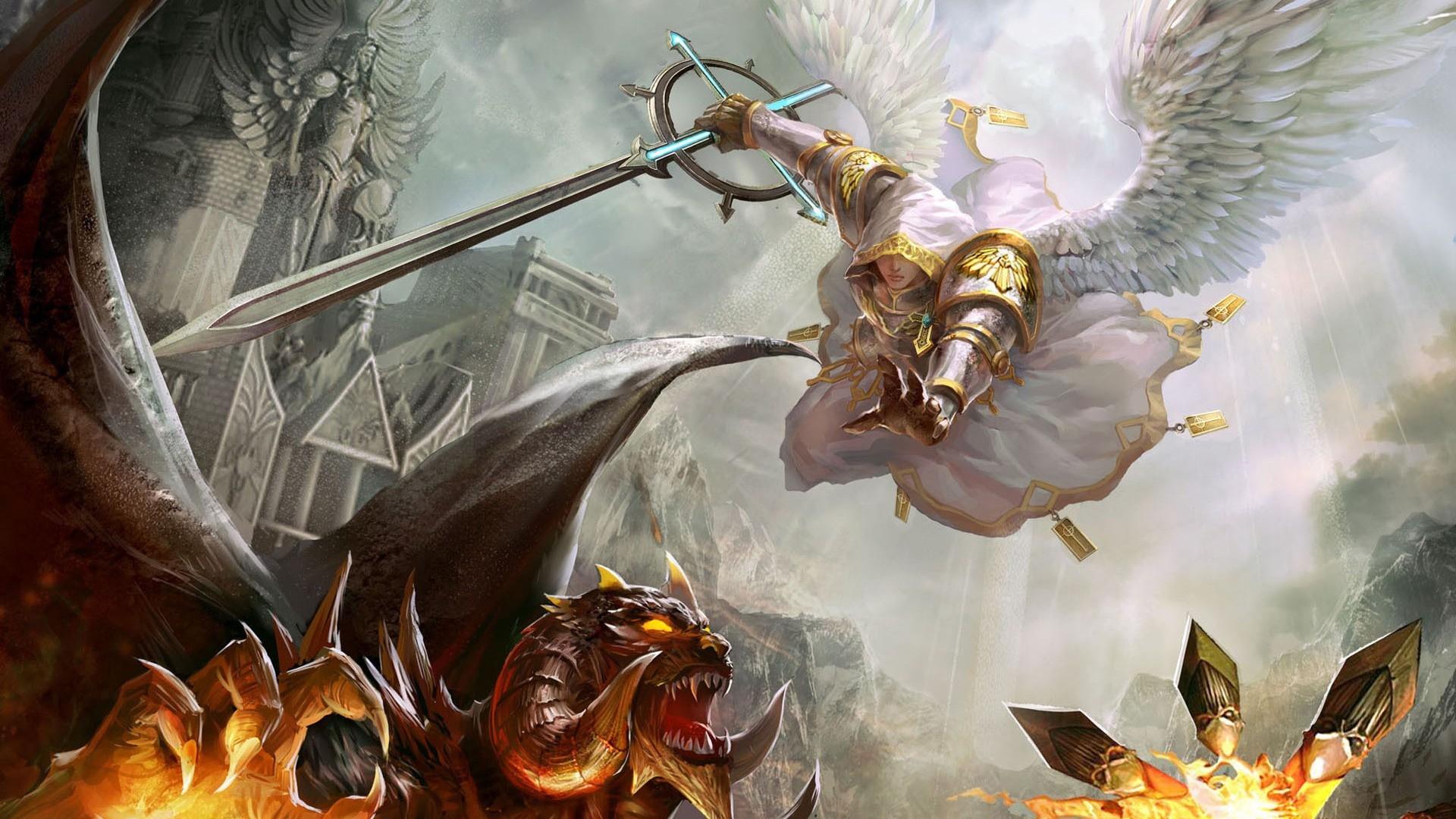 Download Wallpaper 1920x1080 might and magic heroes, warrior