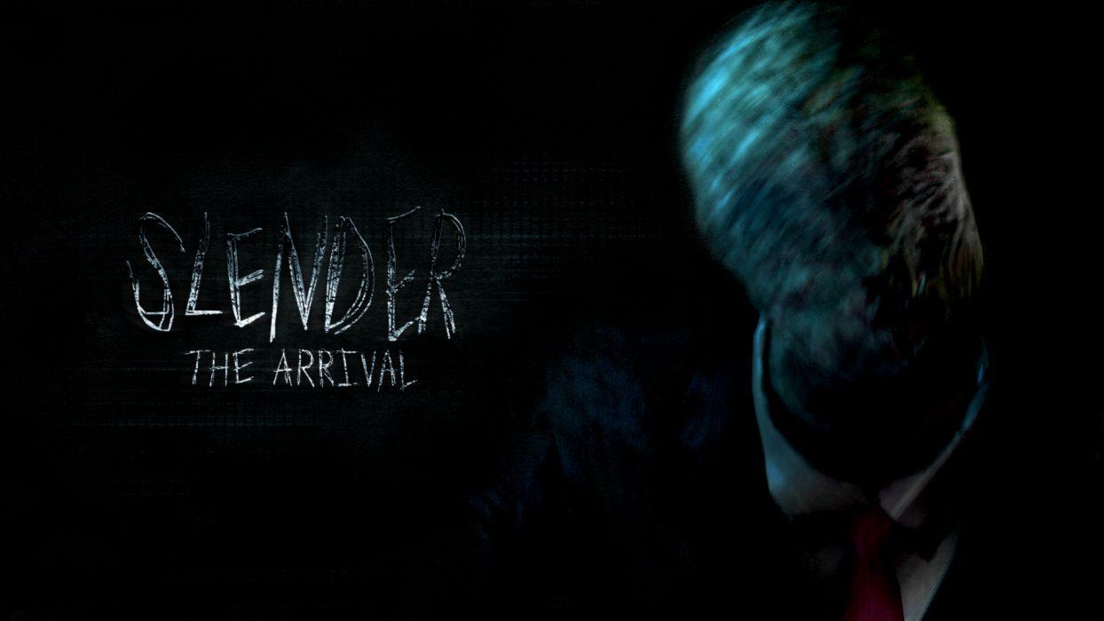 Slender Man Creepy The Arrival dark horror videogames