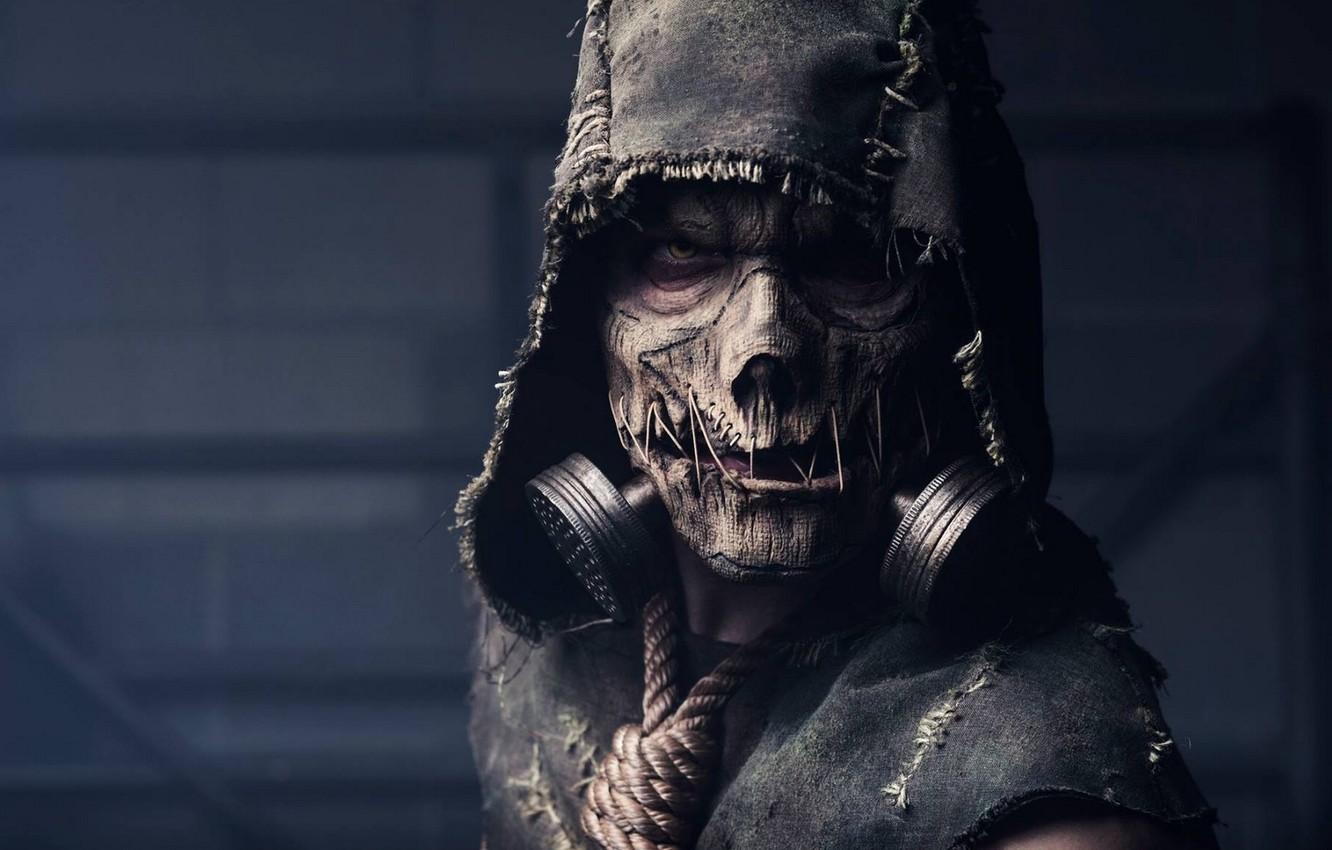 Wallpaper men, mask, gas mask image for desktop, section