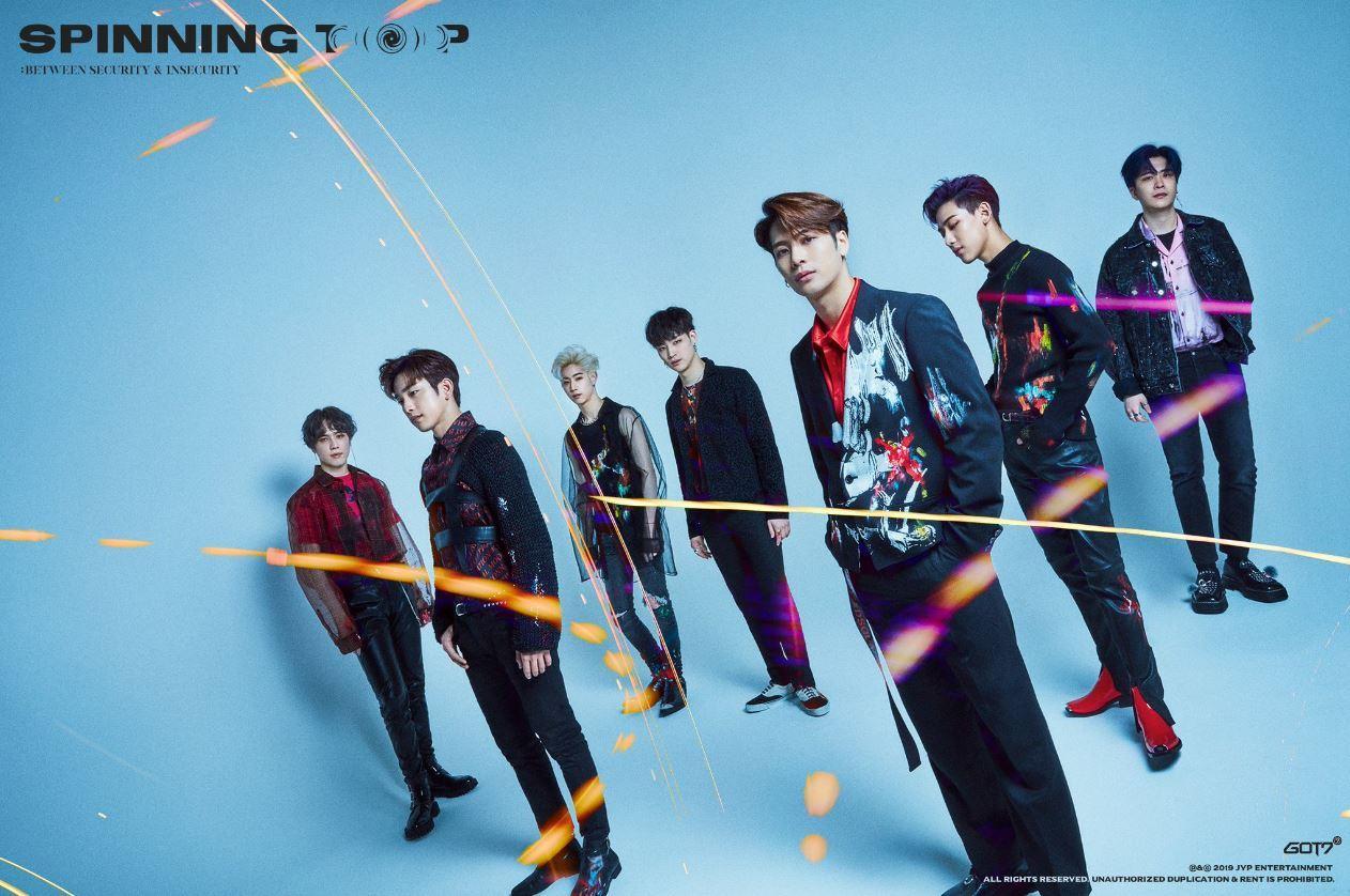 GOT7 tease new album Spinning Top with back and front teaser shots