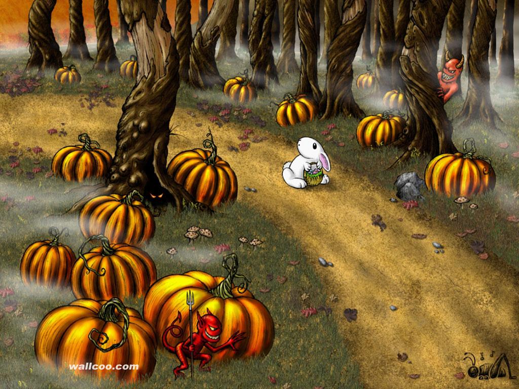 happy Halloween by crickbow 1024x768 NO.2 Desktop Wallpaper