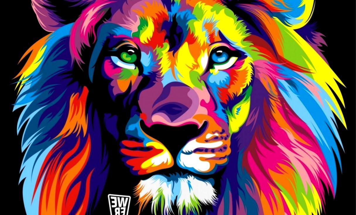 Art Of Lion Wallpaper HD
