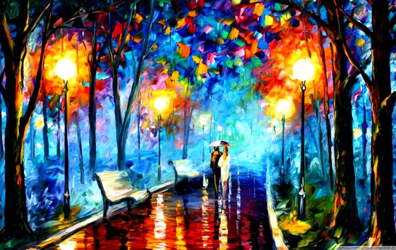 Abstract Paintings Of Love Desktop Wallpaper