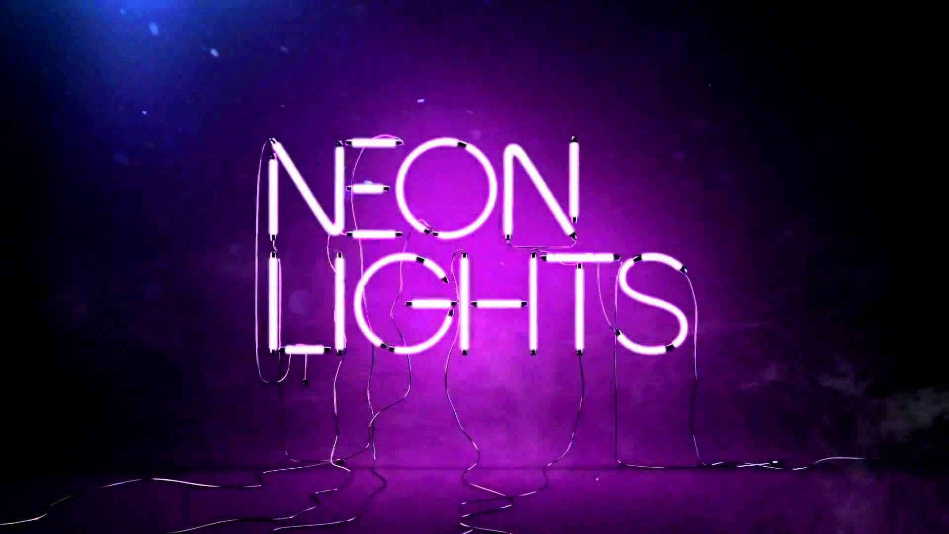 nice Neon Lights Guitar Desktop Background. AmazingPict.com
