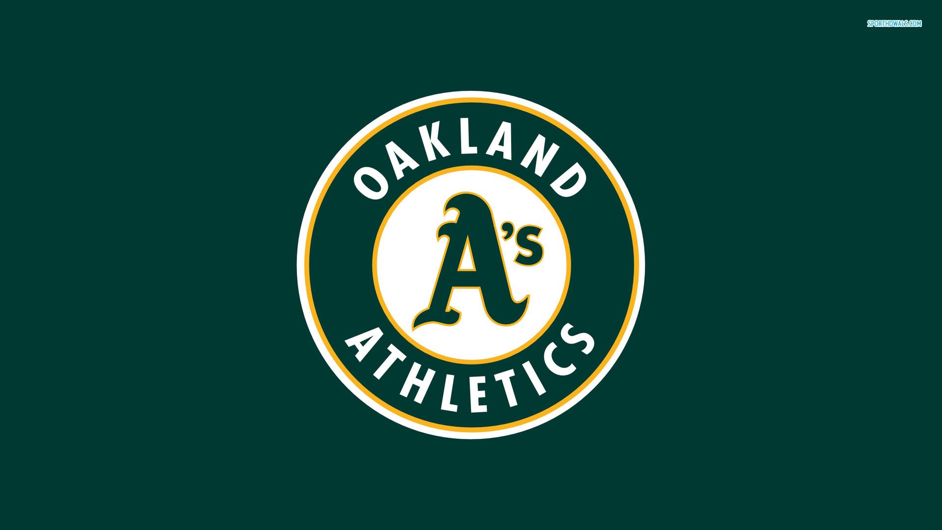 Oakland Athletics Logo Desktop Wallpaper. Oakland A's