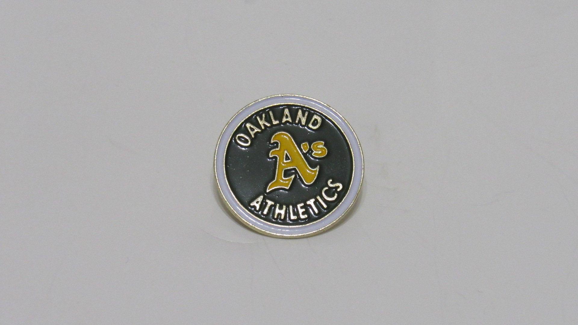 Vintage 90s Oakland Athletics Enamel Pin A's MLB Baseball Pinback Stick Pin 1990s