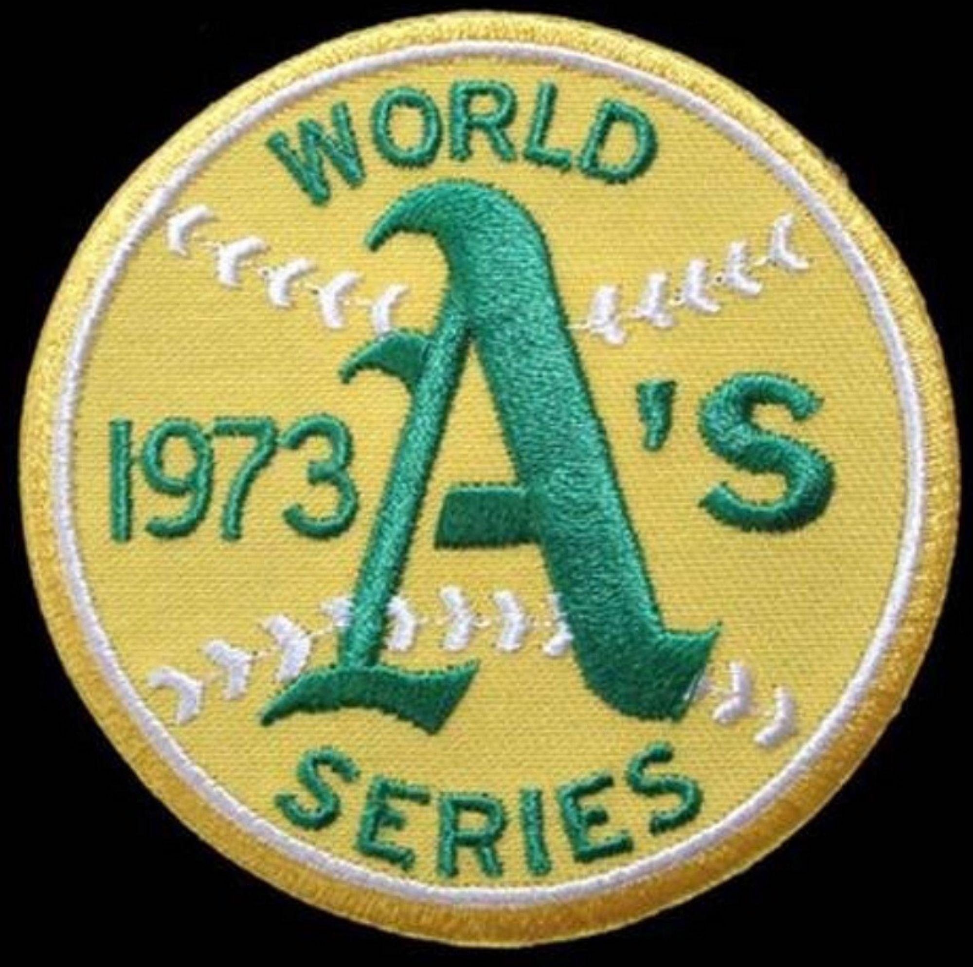 Oakland Athletics 1973 World Series Patch. LET'S GO