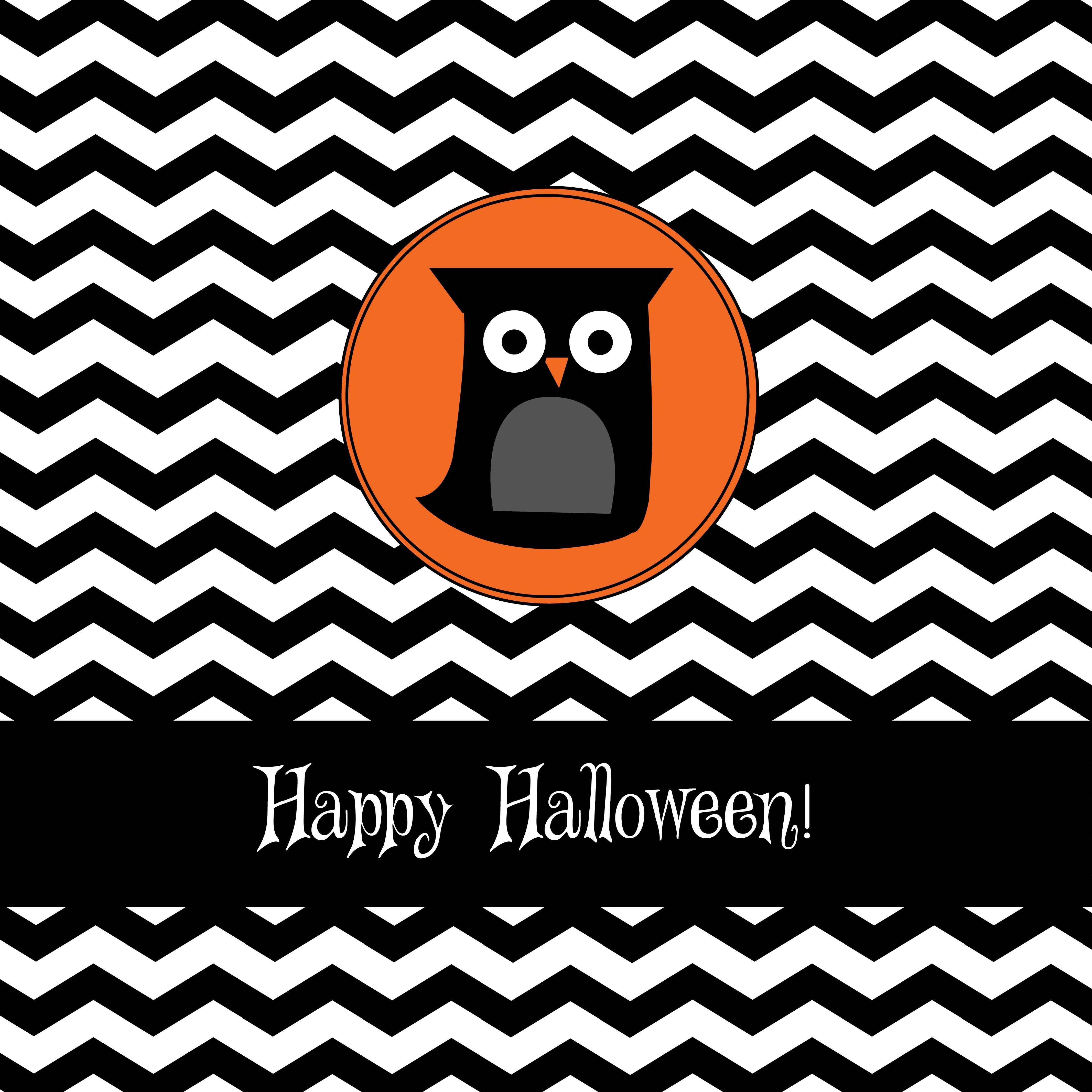 Cute Owl Halloween Wallpaper