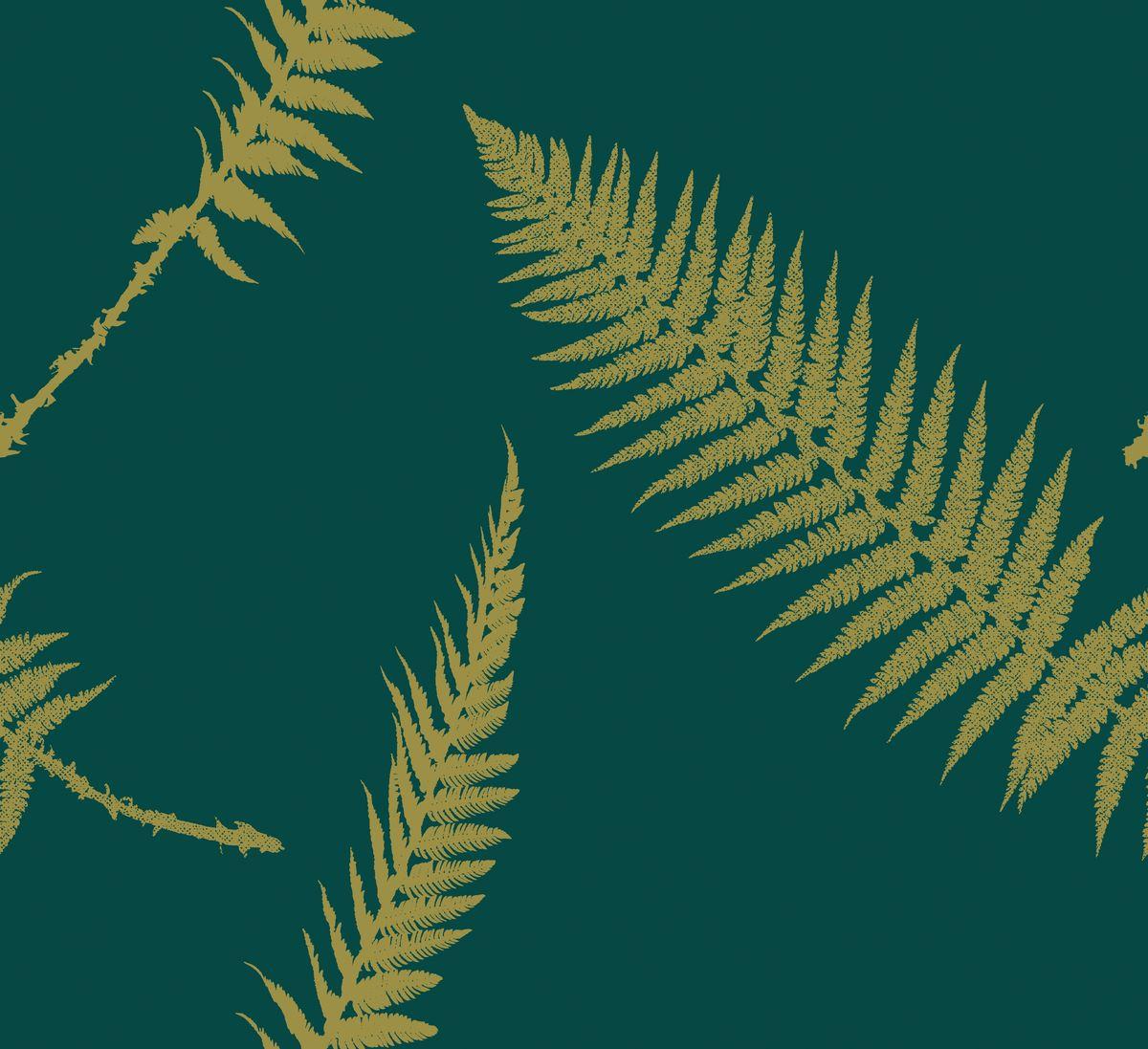 Fern On Forest Green Wallpaper.com & Photo Wallpaper By Renowned Designers. Design Your Own Photo Wallpaper In Our Wallpaper Online Store. High Quality Design Wallpaper, Trend And