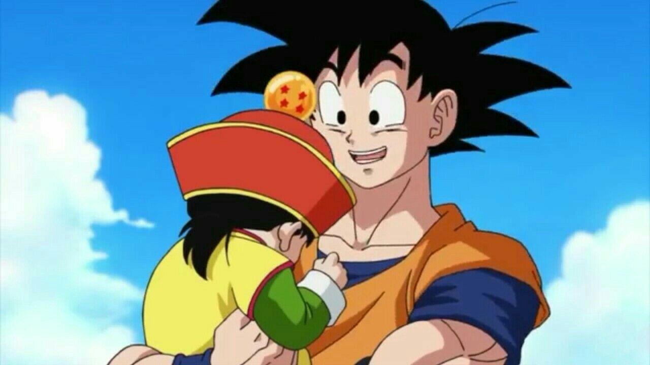 Daddy Goku and baby Gohan ♡^^. Goku and Gohan♡. Anime