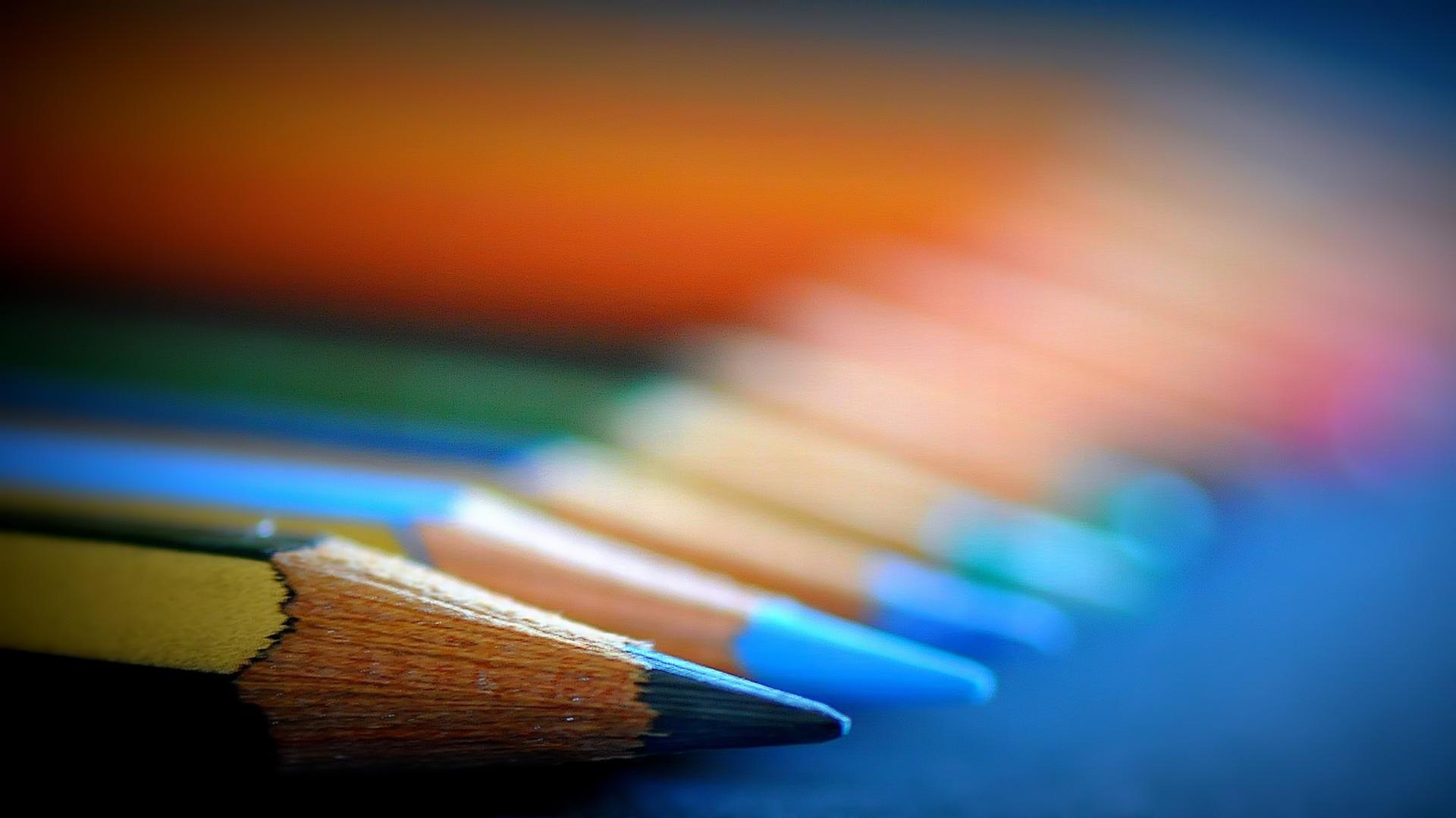 Close Up, Macro, Pencils, Colors Wallpaper