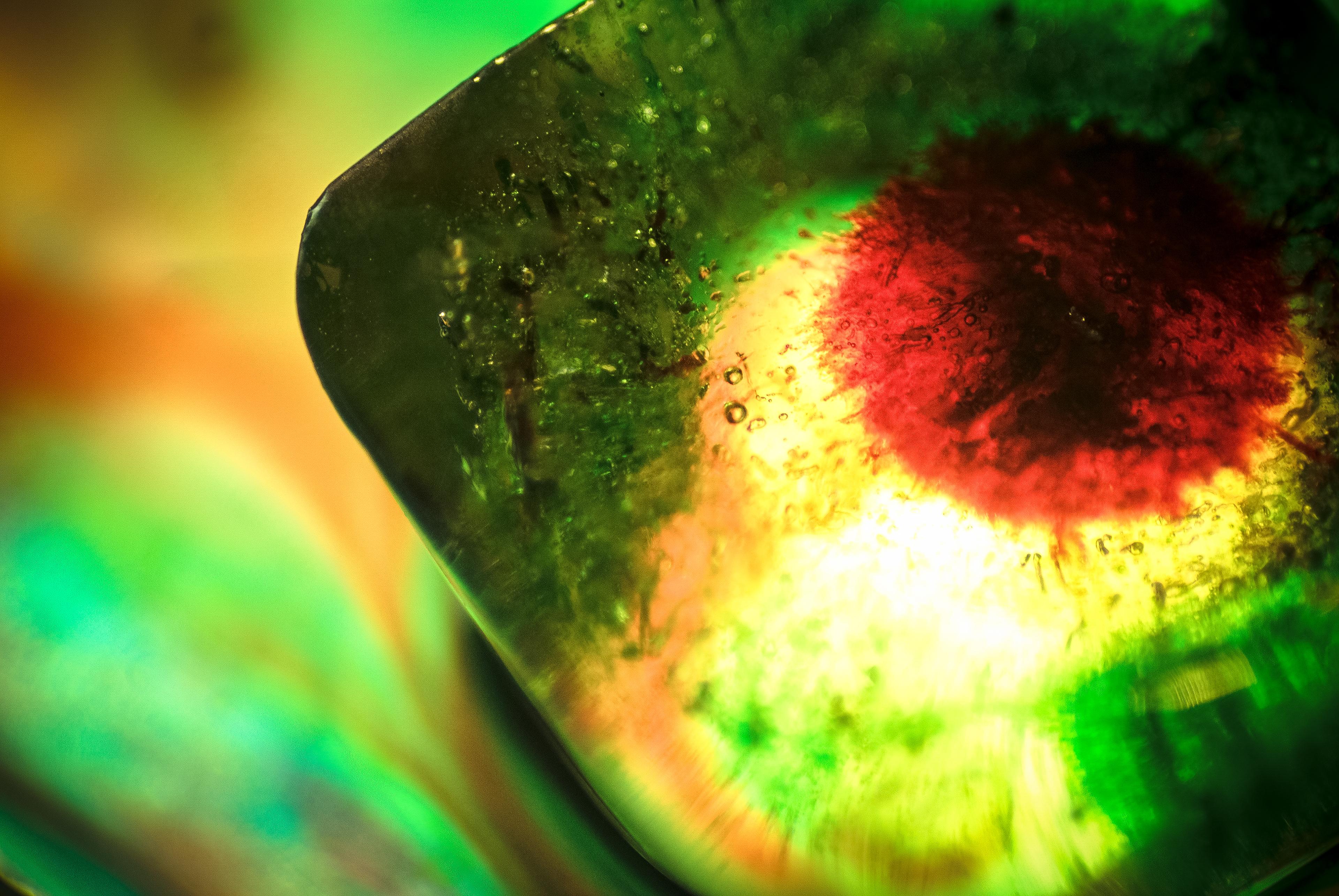 #Colorful, K, #Macro, #Ice. Abstract wallpaper