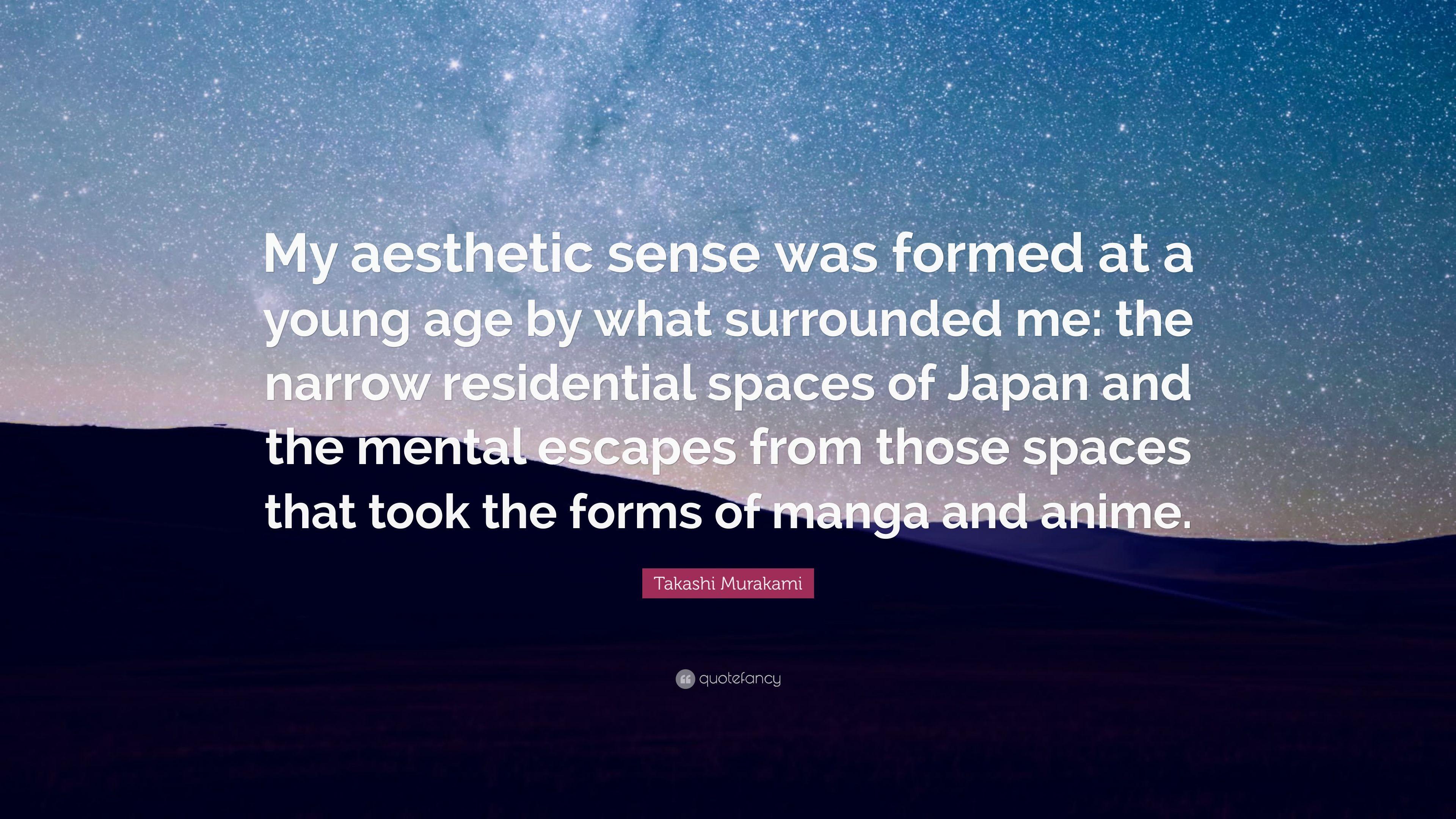 aesthetic wallpapers quote anime murakami takashi formed sense quotefancy japanese spaces inspired