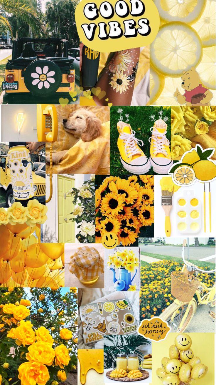 Aesthetic Background Yellow