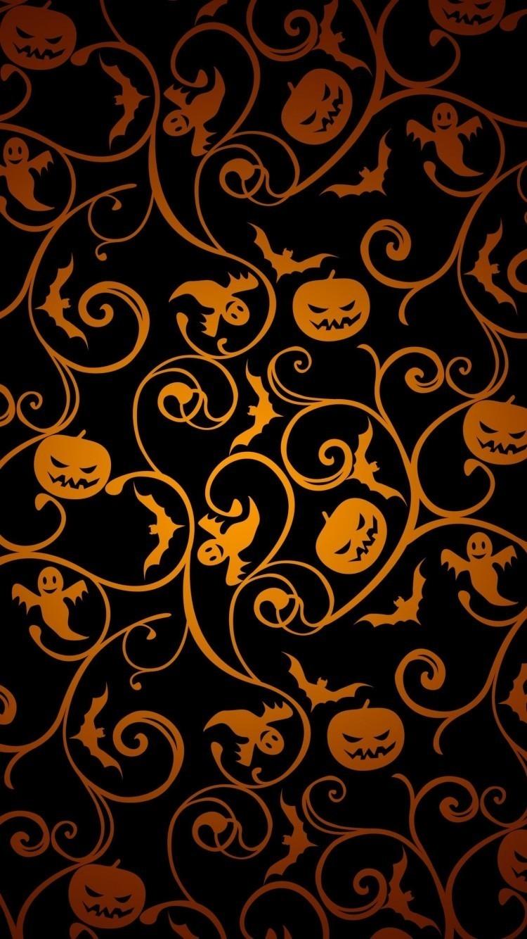 Scary Halloween iPhone wallpaper