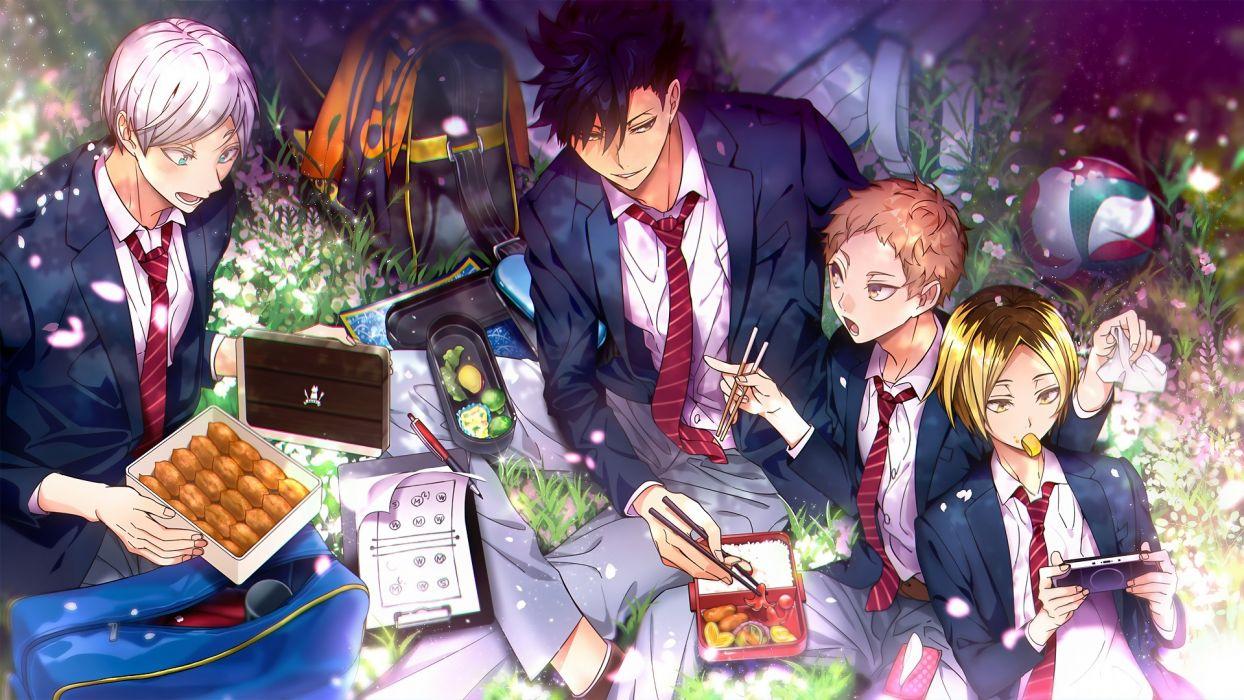Boys food Haikyuu Nekoma High School Anime wallpaperx1080
