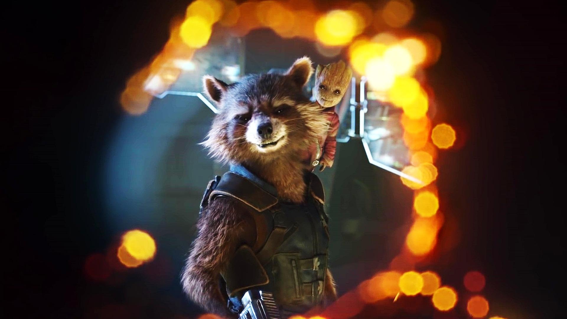 Guardians of the Galaxy Rocket and Groot wallpaper