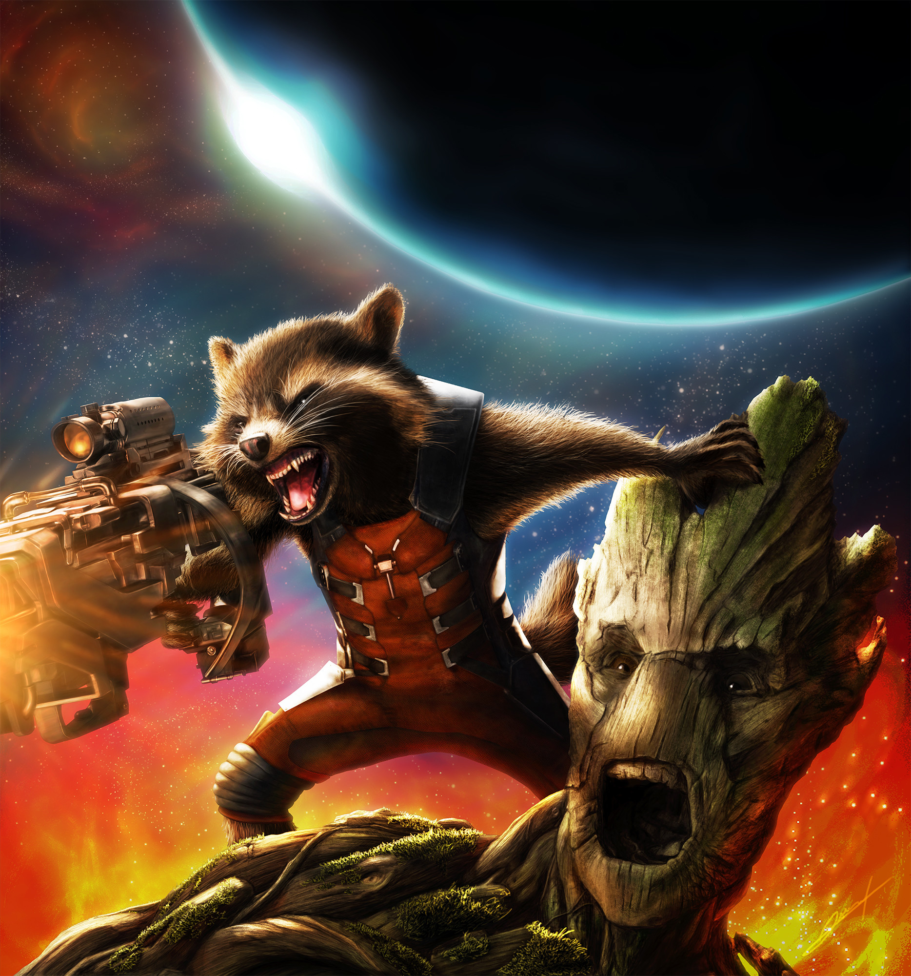 Rocket Raccoon Wallpaper background picture
