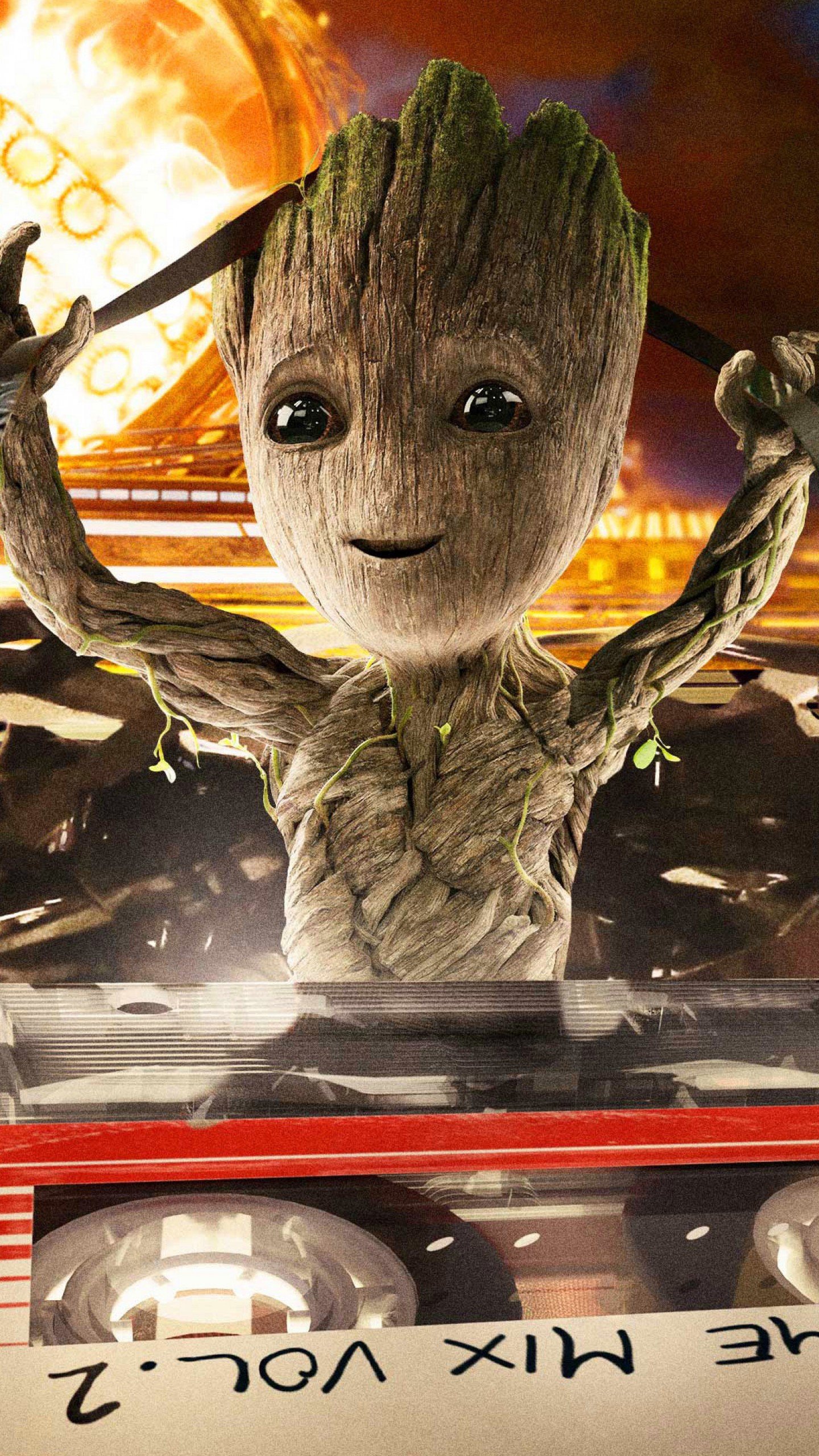 Baby Groot Amoled Wallpapers - Wallpaper Cave