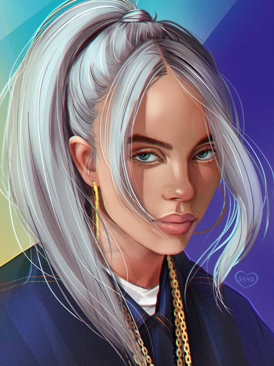 Billie Eilish Cartoon Anime Wallpapers Wallpaper Cave