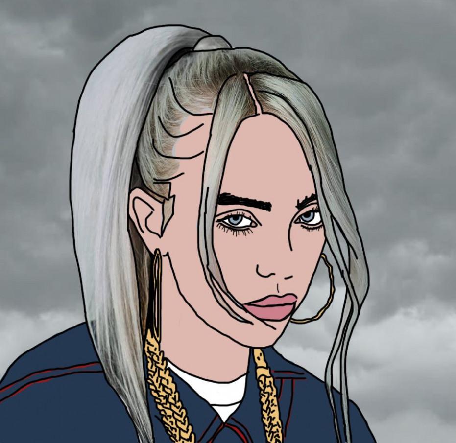 Drawing Billie Eilish Anime Wallpapers Wallpaper Cave