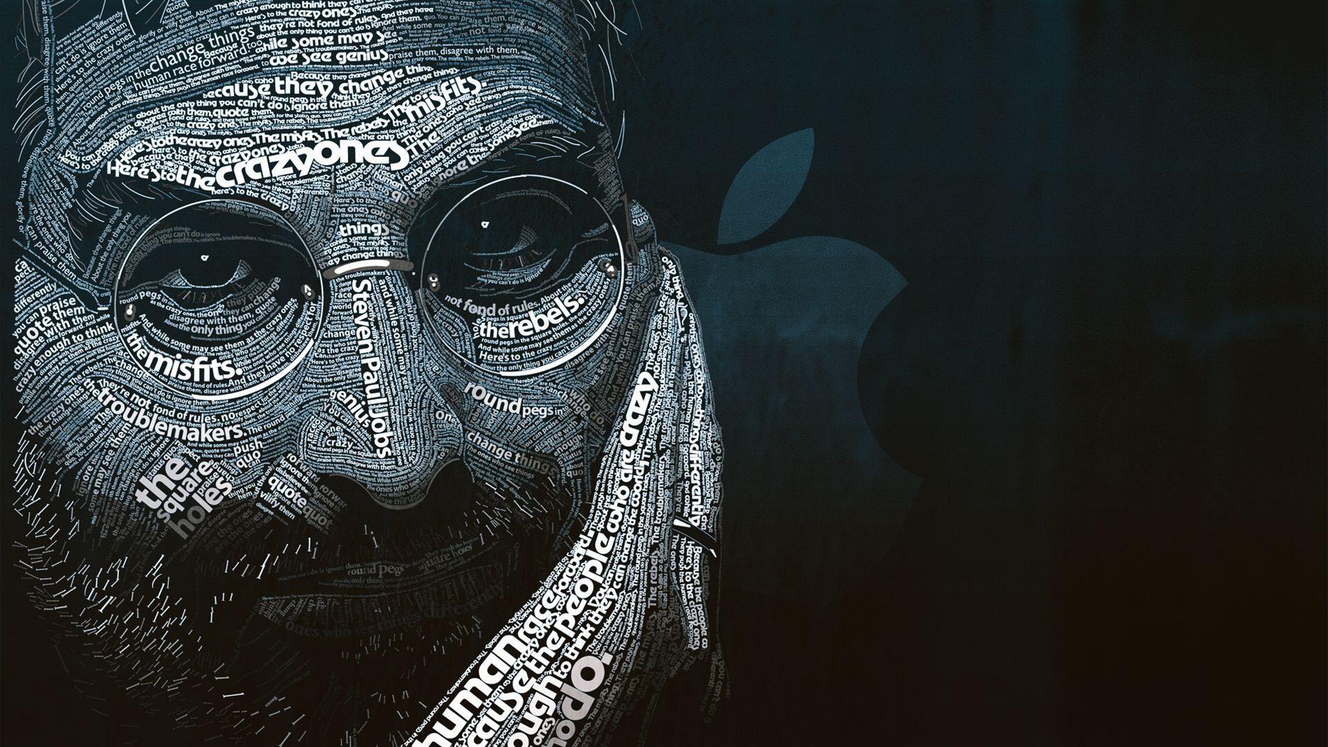 steve jobs typography HD picture. Typography Wallpaper