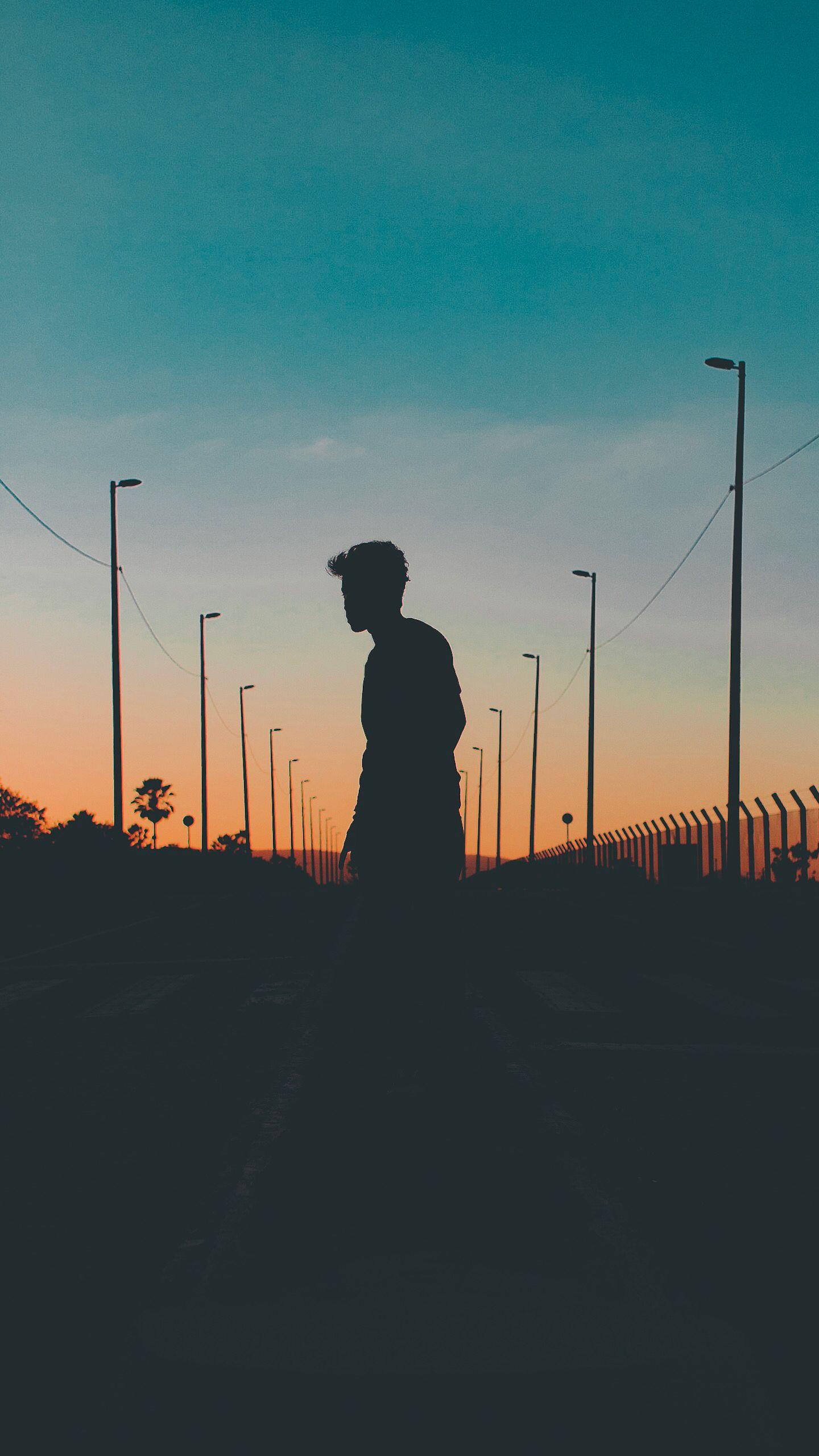 tumblr #photography #boy #sky #silhouette. Silhoutte