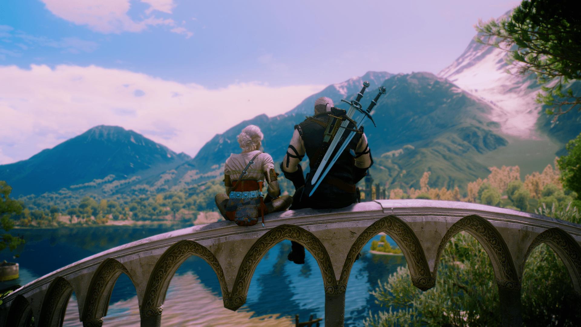 The Witcher 3 Screenshot Wallpaper mix of 4k and 1080p