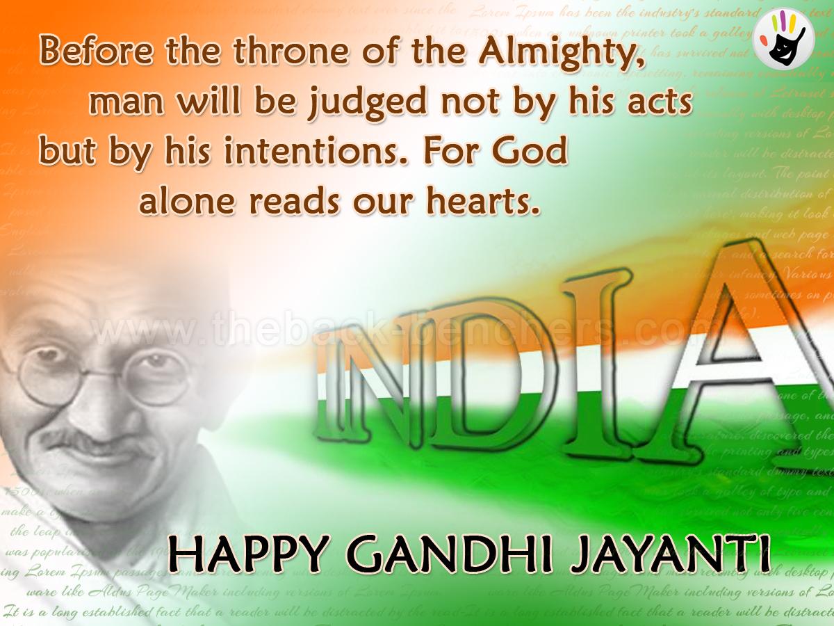 Happy Gandhi Jayanti wallpaper, quotes, Mahatma Gandhi