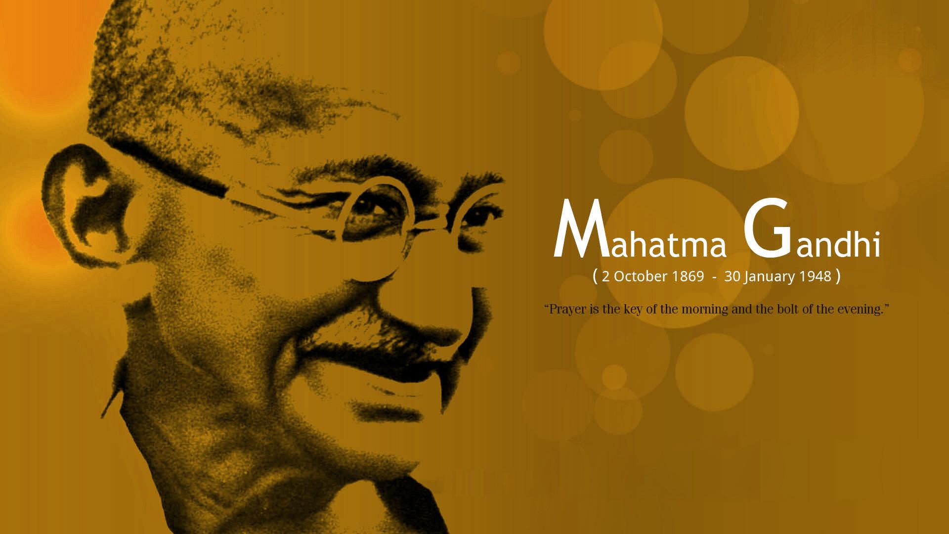 Happy Gandhi Jayanthi Image, Quotes by Father of Nation