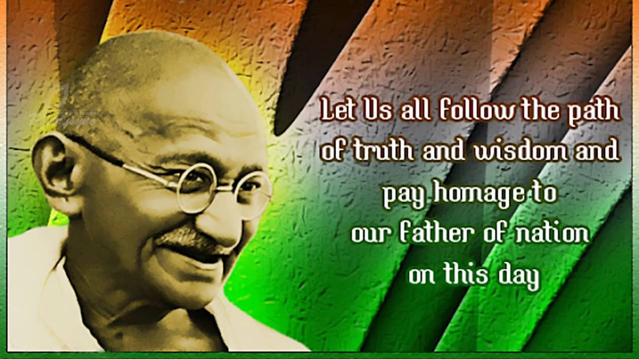 Gandhi Jayanti Image HD Wallpaper Celebrate 147th Birthday